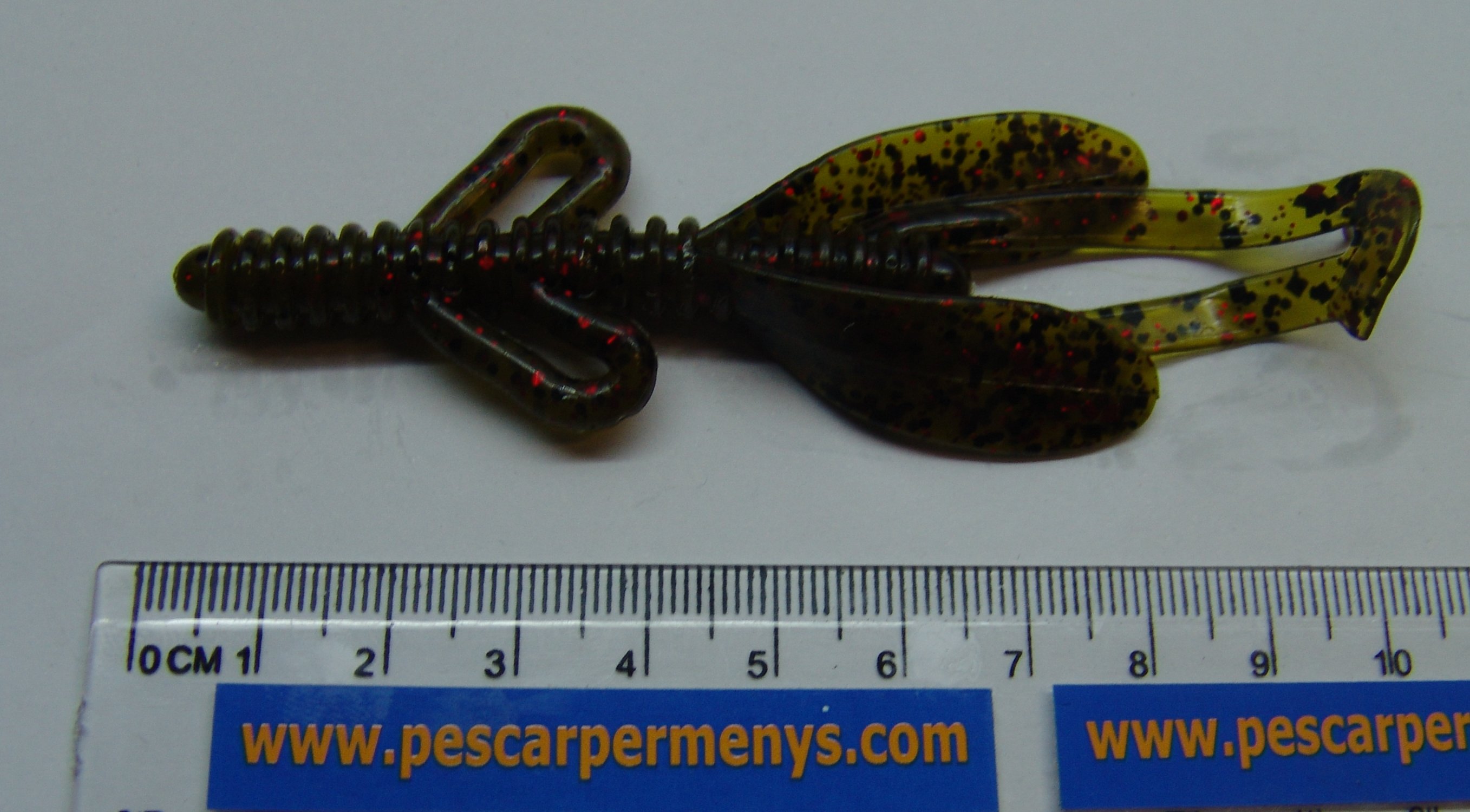 V&M High Tail, color Green Pumpkin/Red