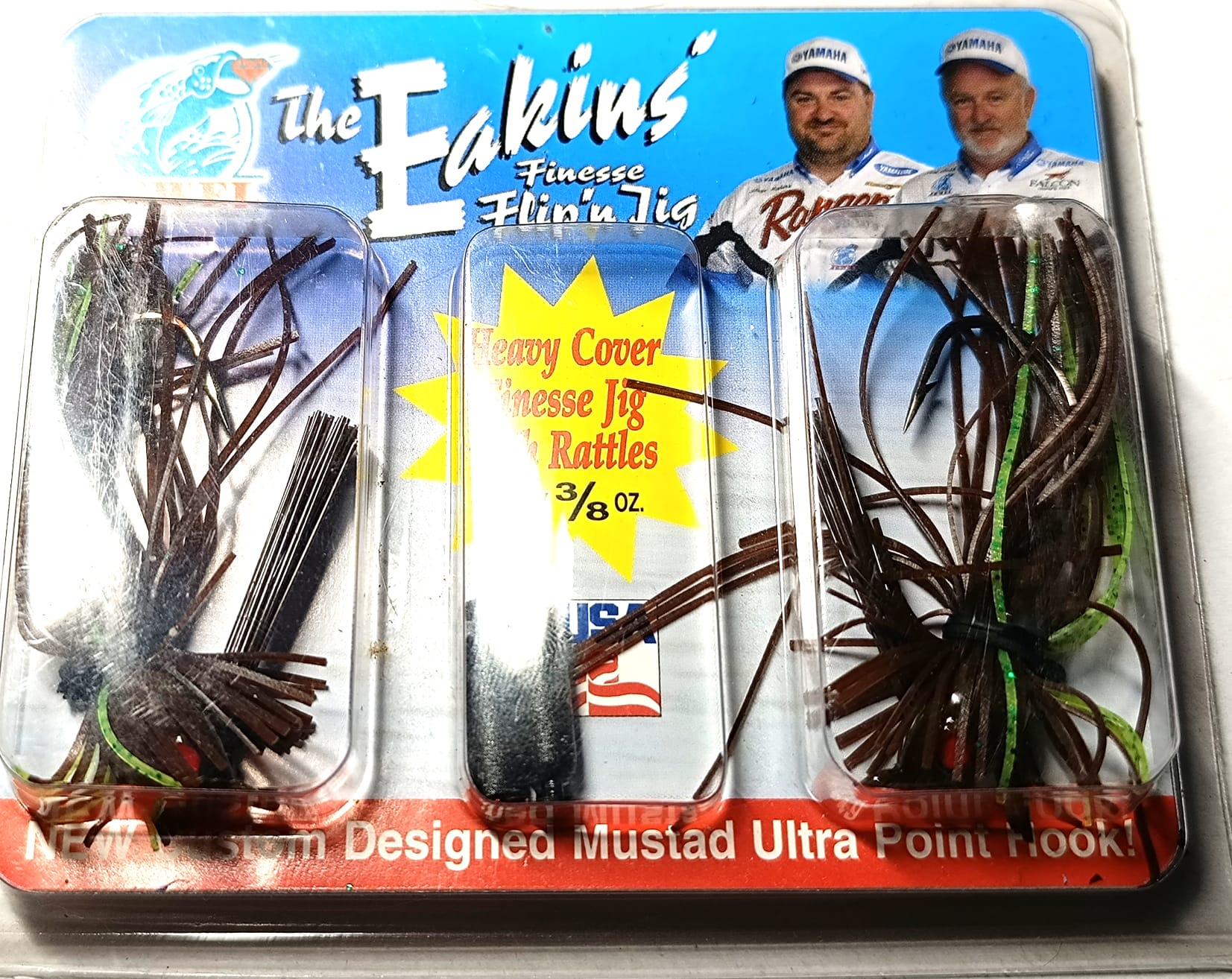 JEWEL EAKINGS JIG 3/8 OZ  BROWN CHART