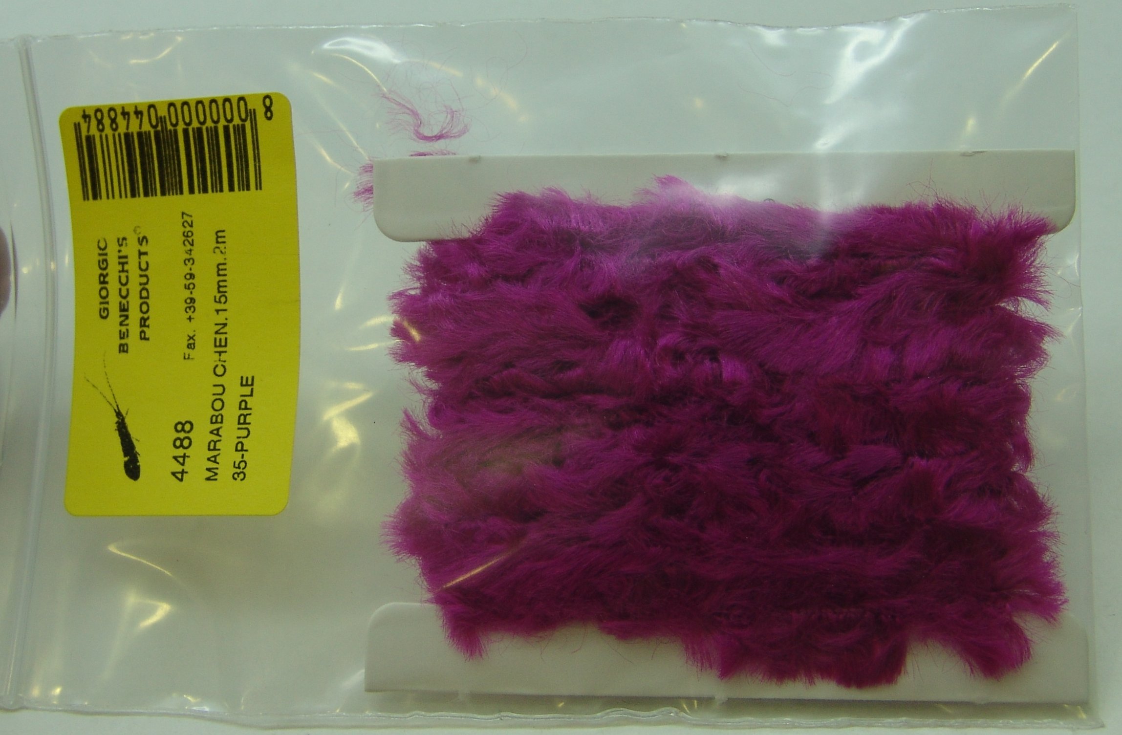 MARABOU CHENILLE 15mm 2m PURPLE