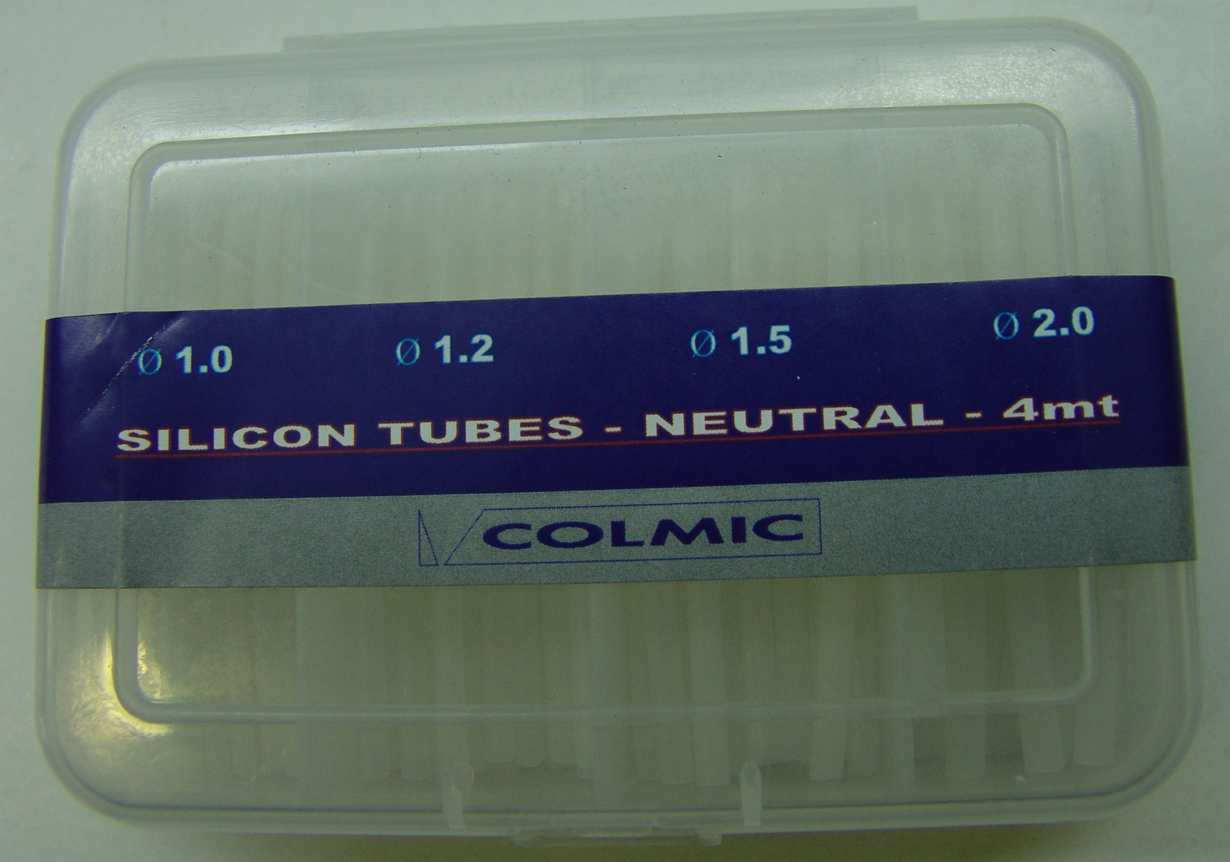 COLMIC TUBO SILICONA FLOTADOR 1,0-1,2-1,5-2,0mm