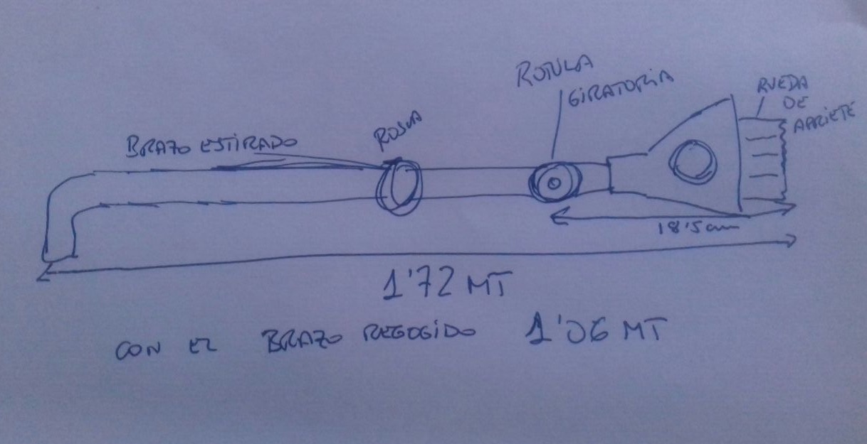 COLMIC - APOYACAÑAS PUENTE CON SUJECCION