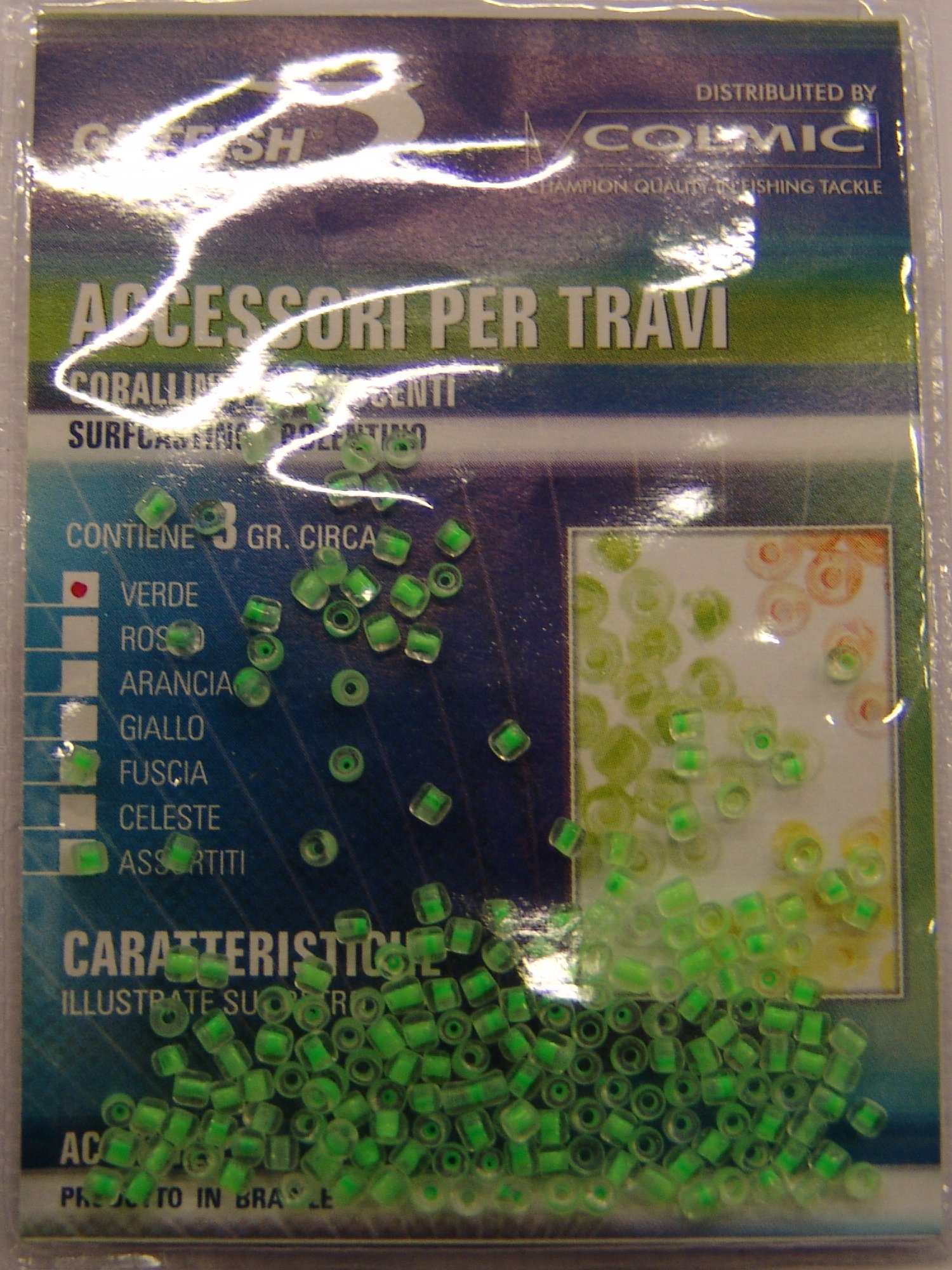 CORAL FLUORESCENTE VERDE