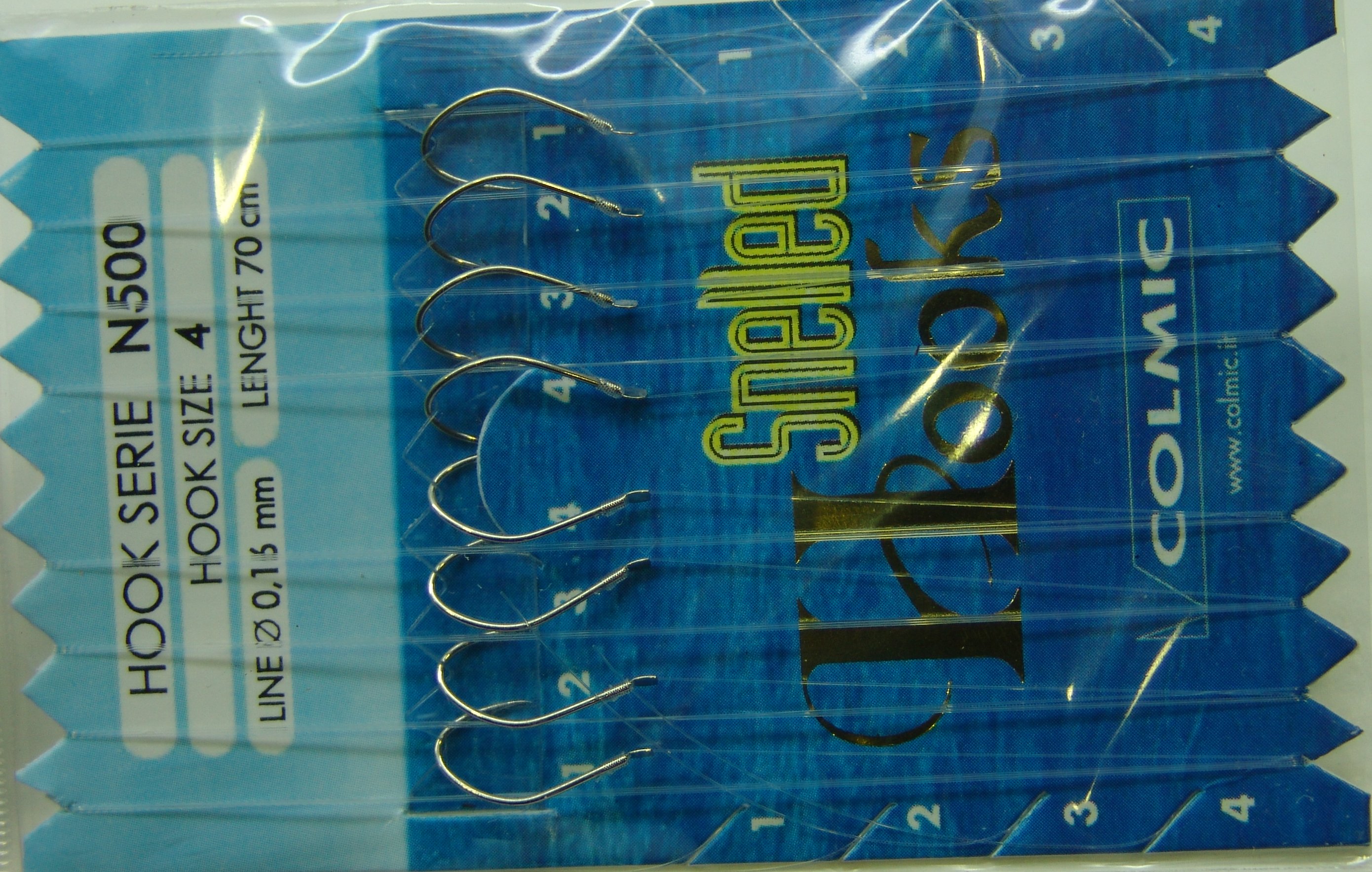 ANZUELOS COLMIC MONTADO N500 04 D16 70 CM