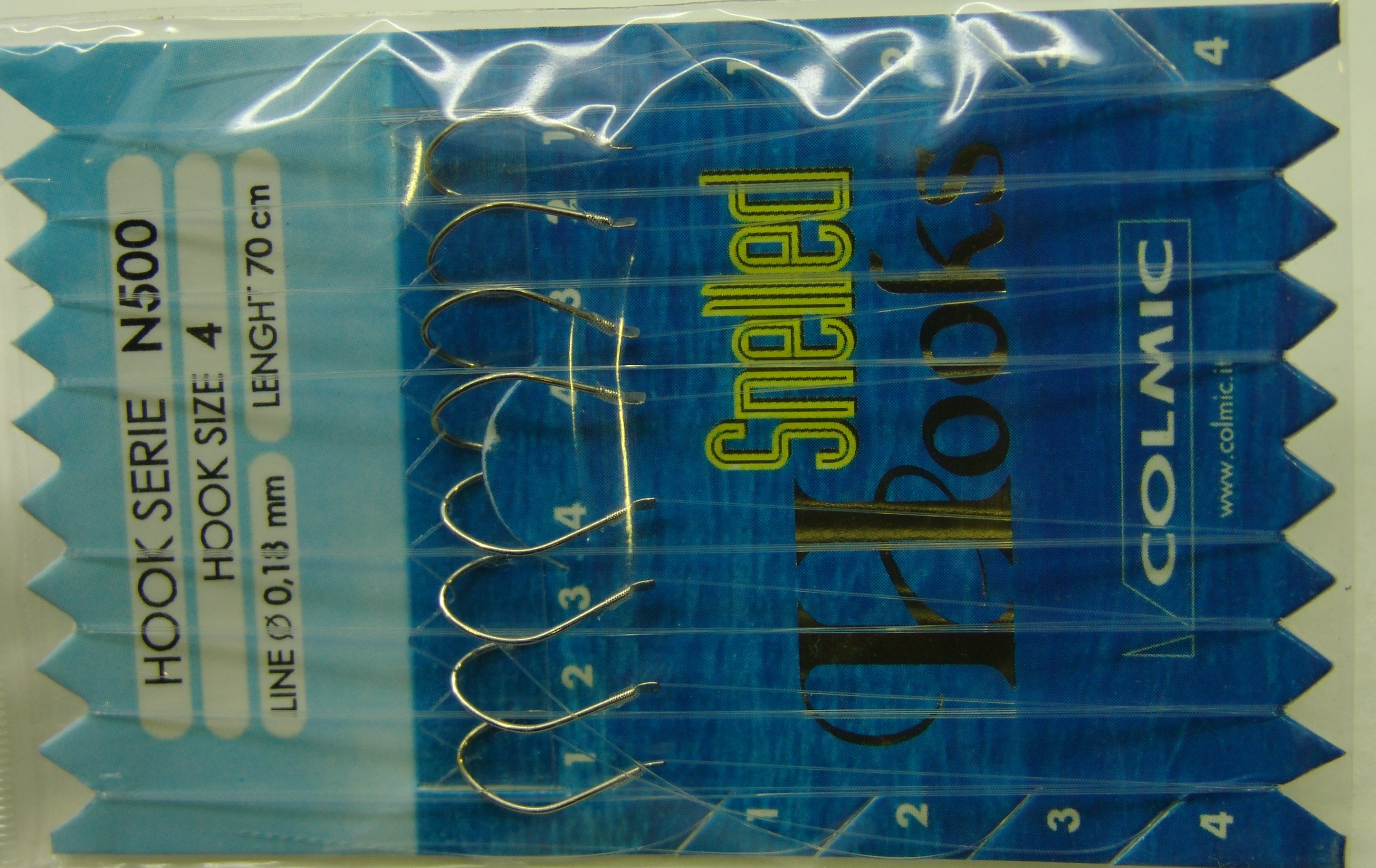 ANZUELOS COLMIC MONTADO N500 04 D18 70 CM