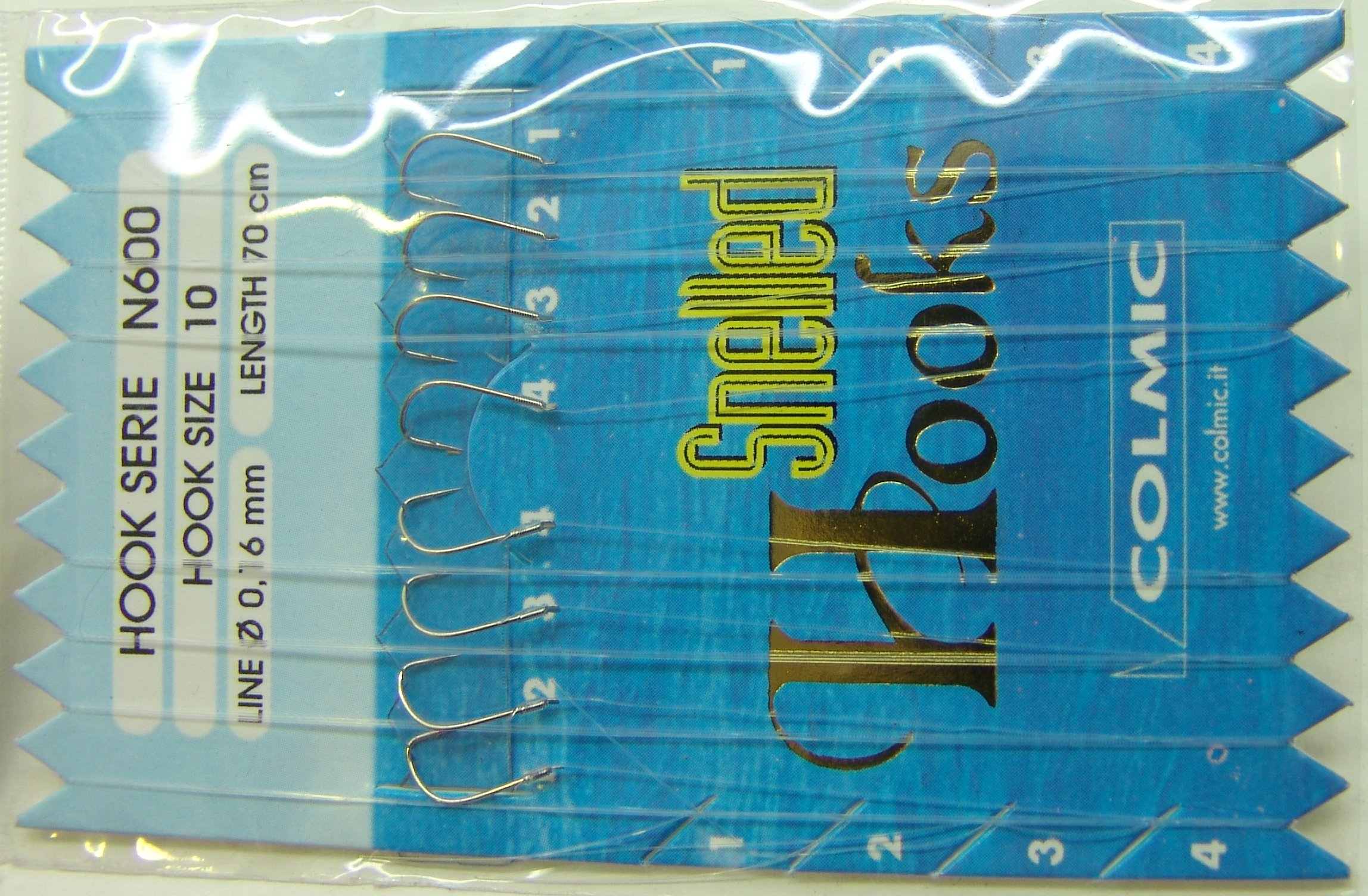 ANZUELOS COLMIC MONTADO N600 10 D16 70 CM