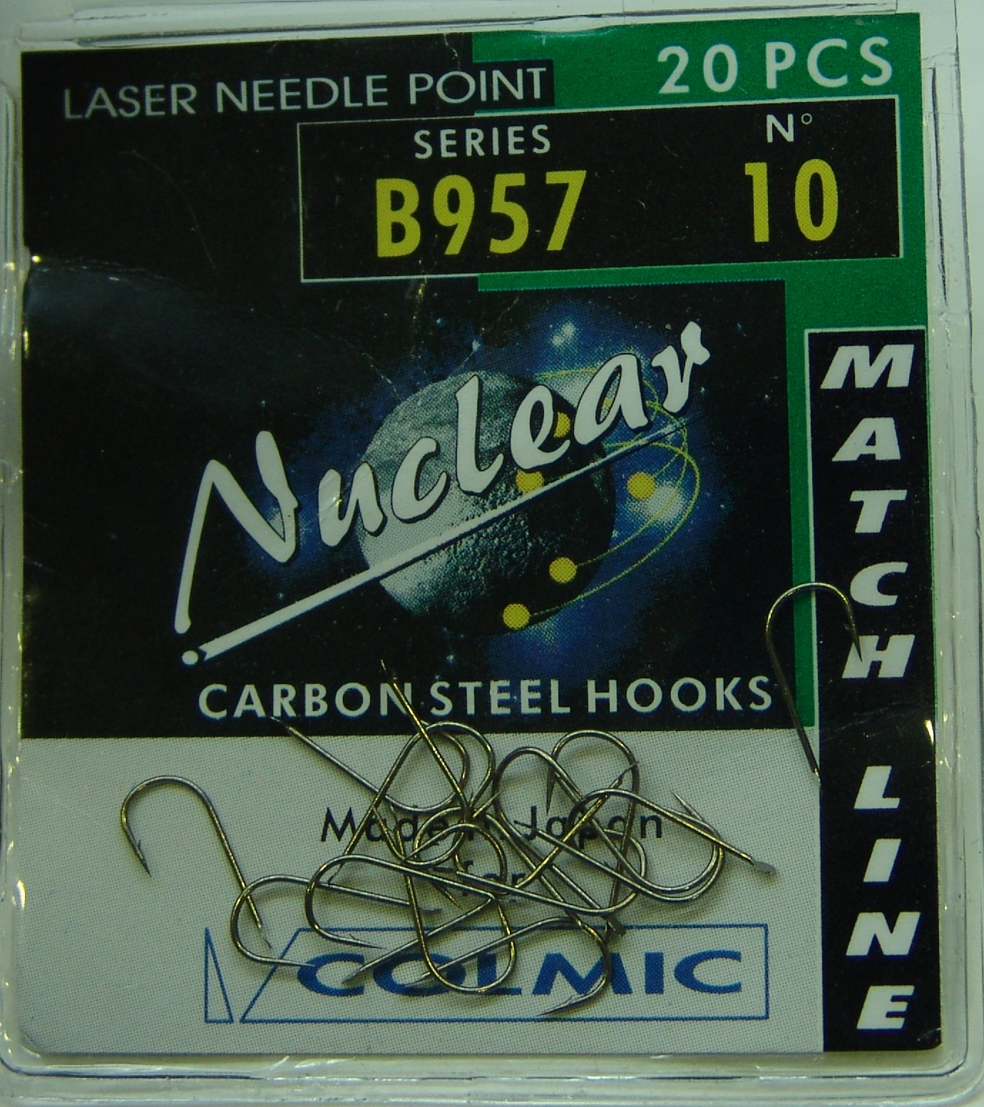ANZUELO COLMIC NUCLEAR B957 Nº 10 (20 unidades)