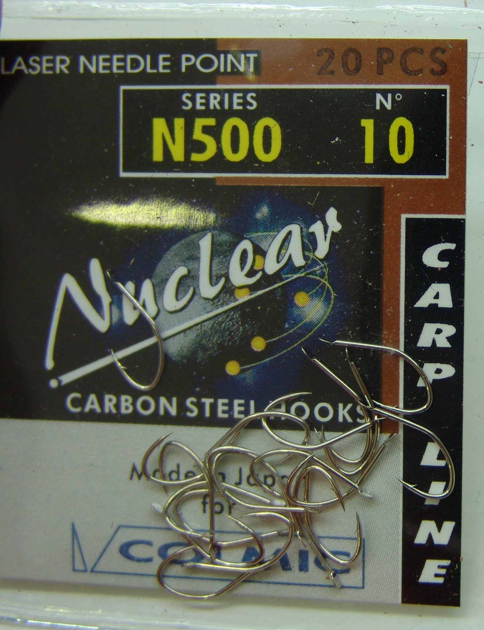 ANZUELO COLMIC NUCLEAR N500 nº10 (20 unidades)
