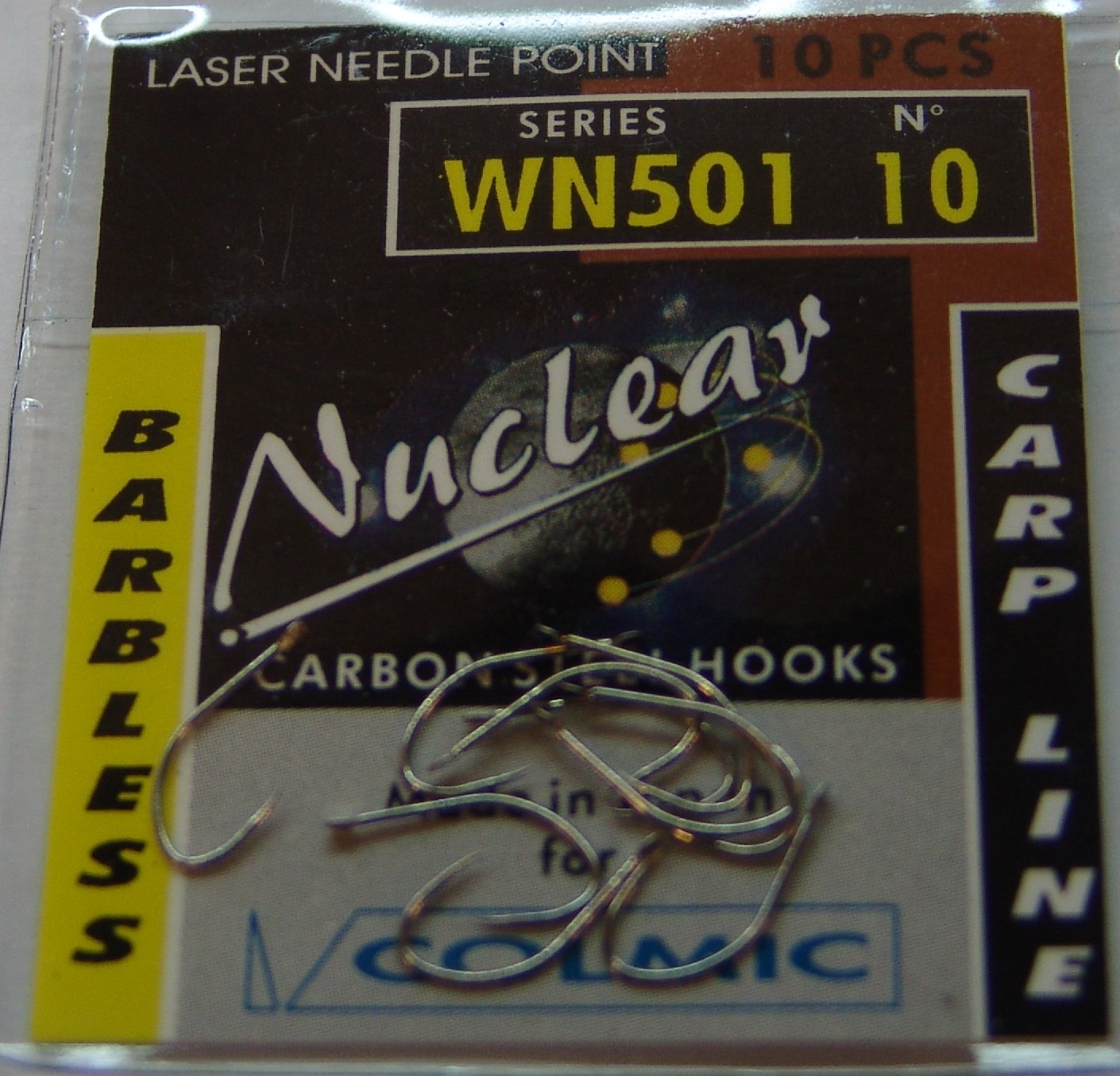 ANZUELO COLMIC NUCLEAR WN501 Nº10 (10 unidades)