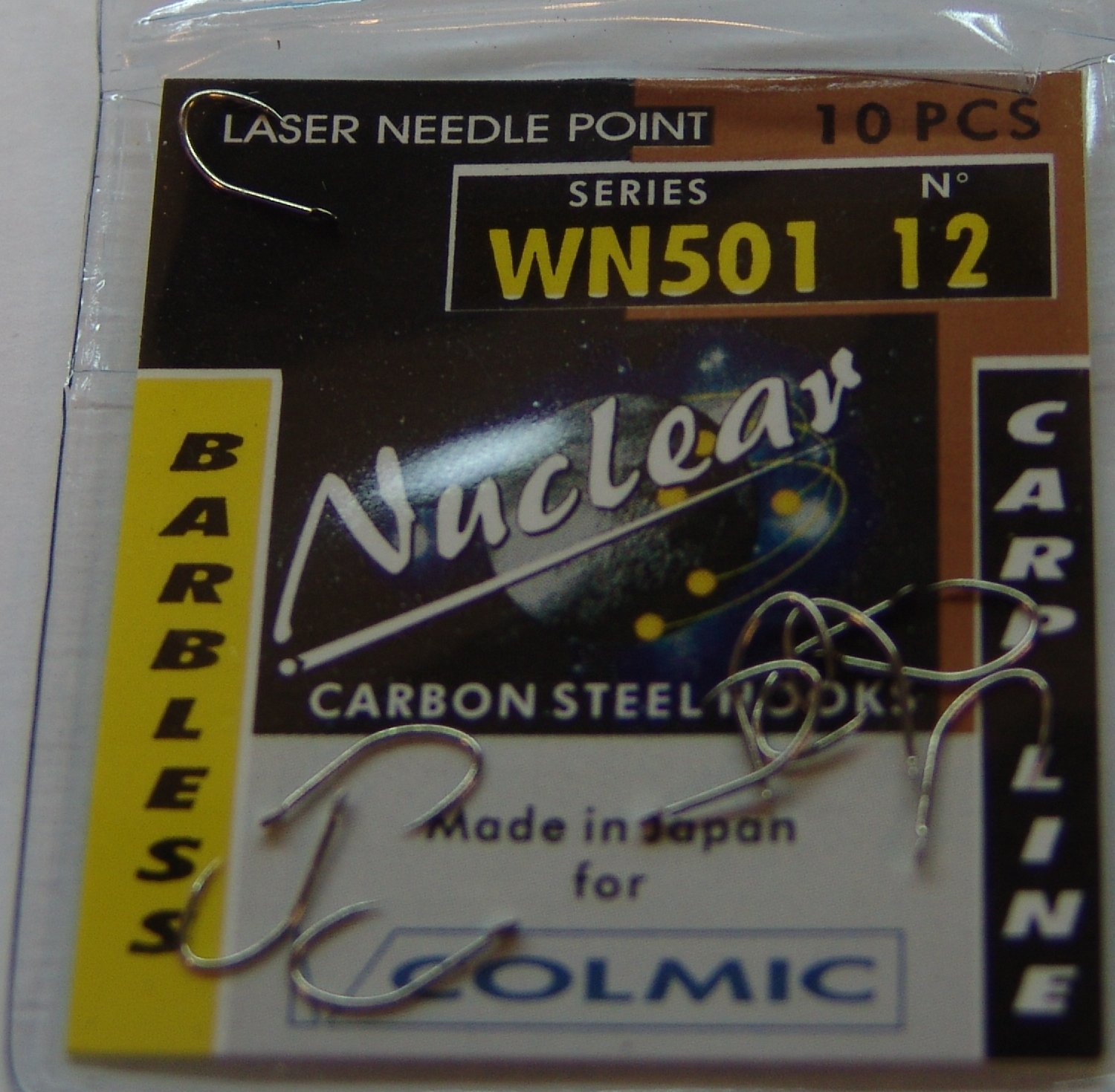 ANZUELO COLMIC NUCLEAR WN501 Nº12 (10 unidades)