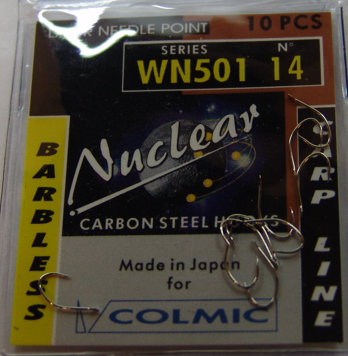 ANZUELO COLMIC NUCLEAR WN501 Nº14 (10 unidades)