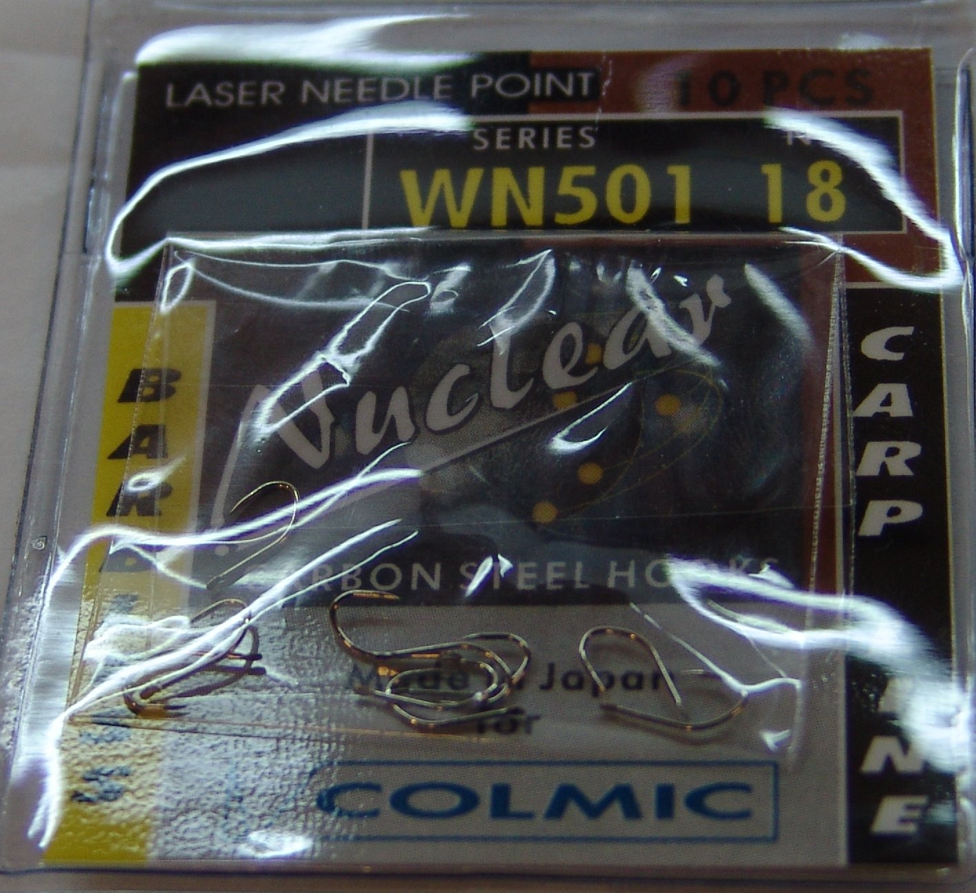 ANZUELO COLMIC NUCLEAR WN501 Nº18 (10 unidades)