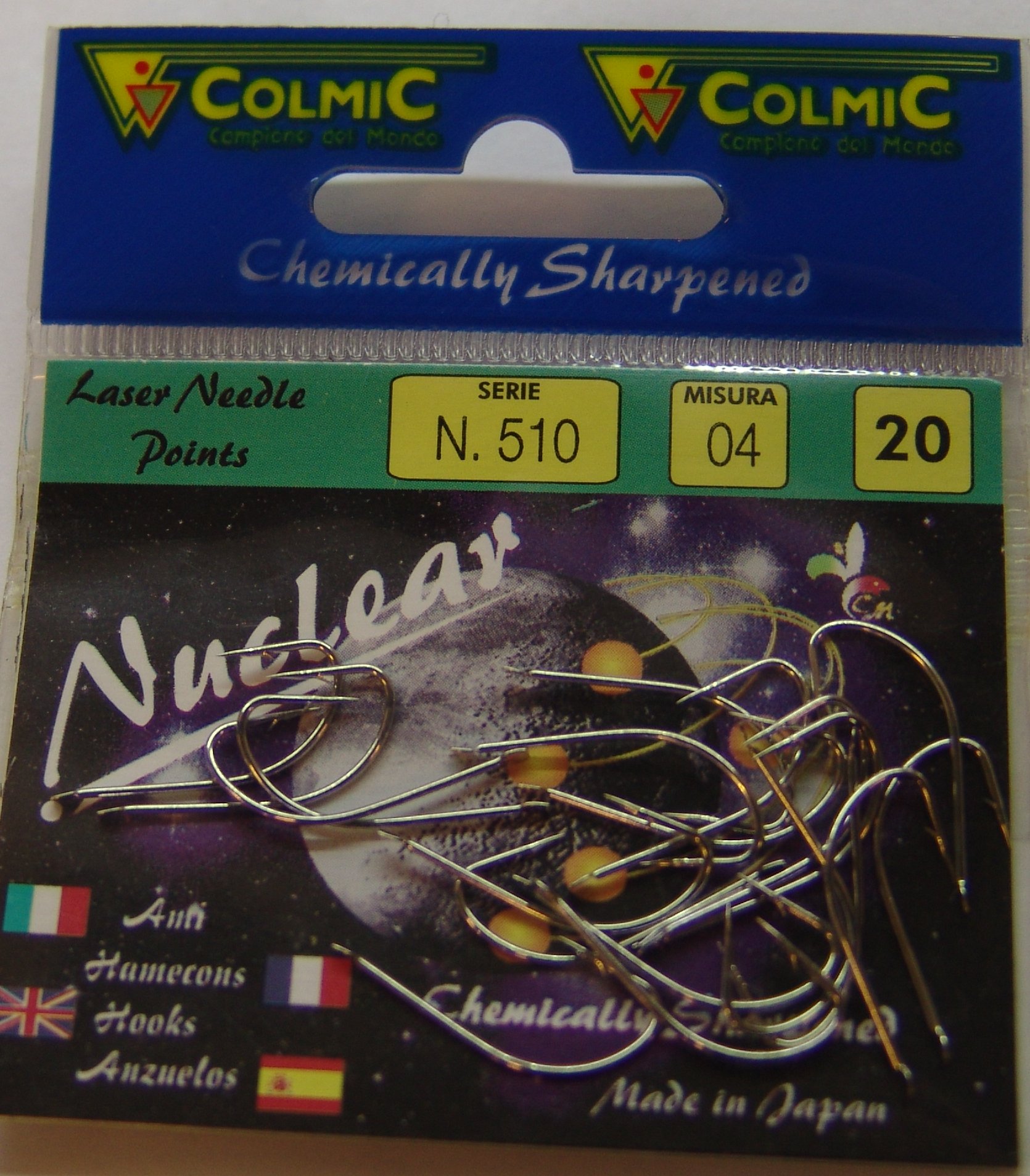 ANZUELO COLMIC NUCLEAR N510 04 (20 unidades)