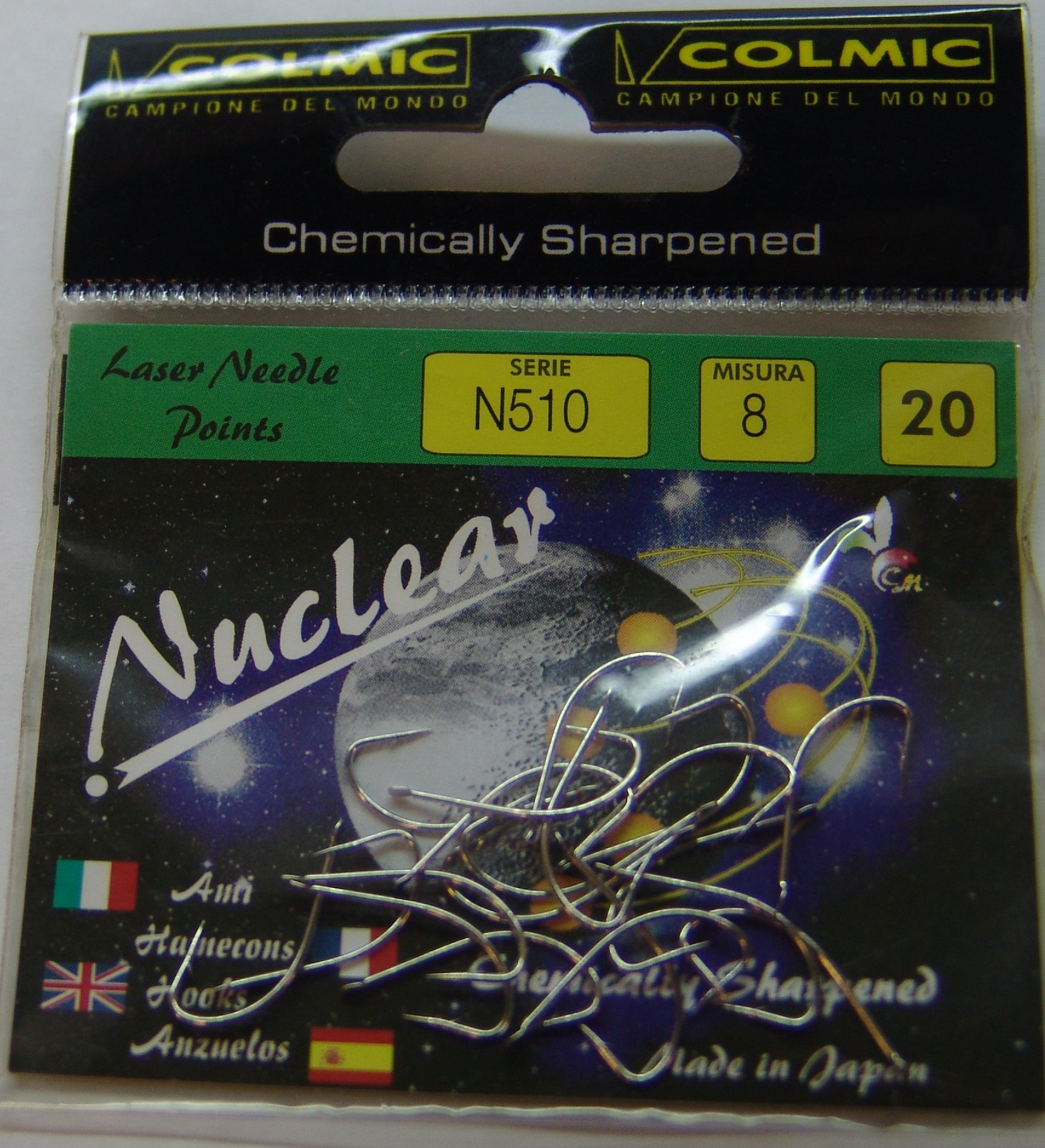 ANZUELO COLMIC NUCLEAR N510 08 (20 unidades)