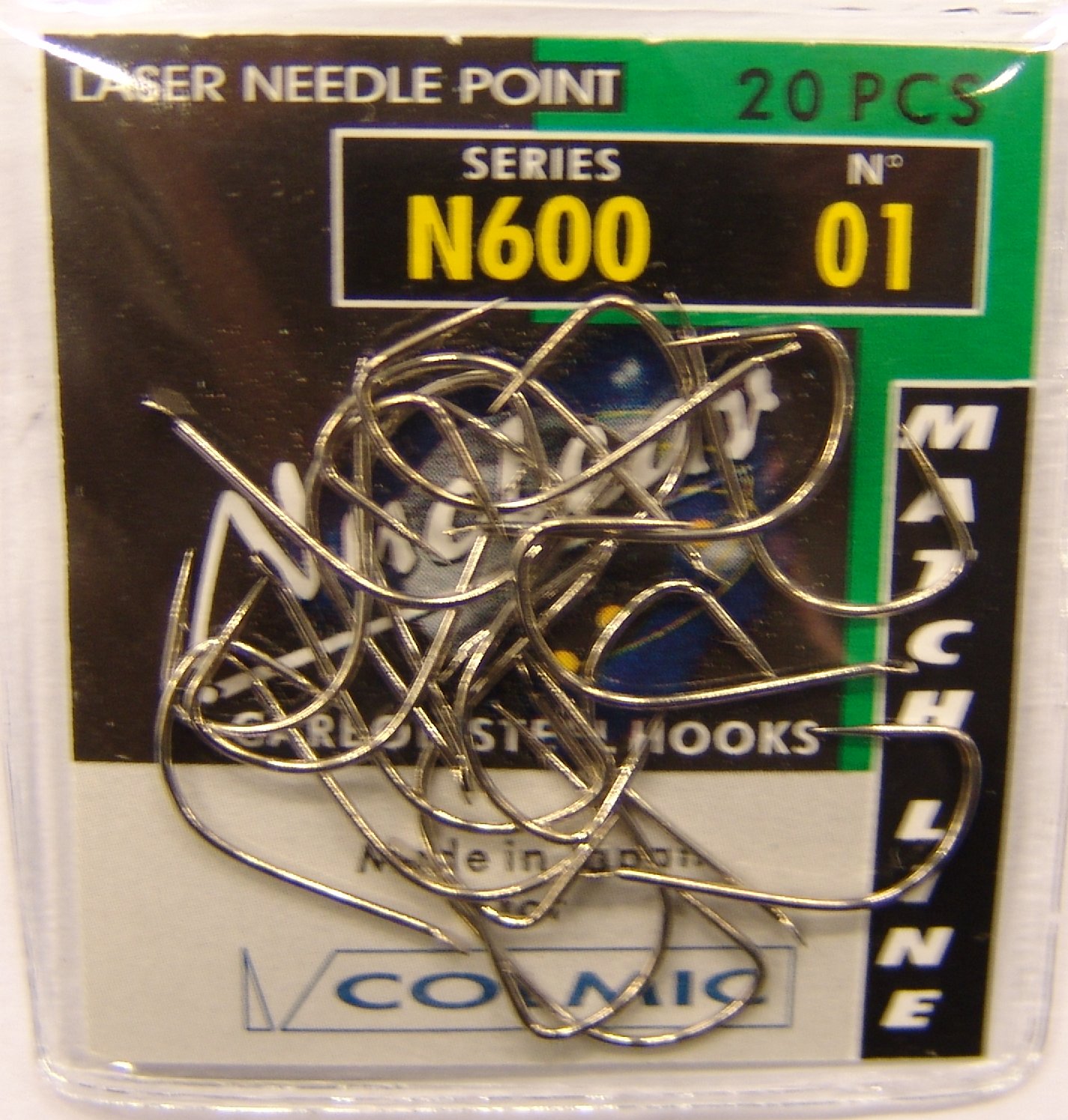 ANZUELO COLMIC NUCLEAR N600 Nº 01 (20 unidades)