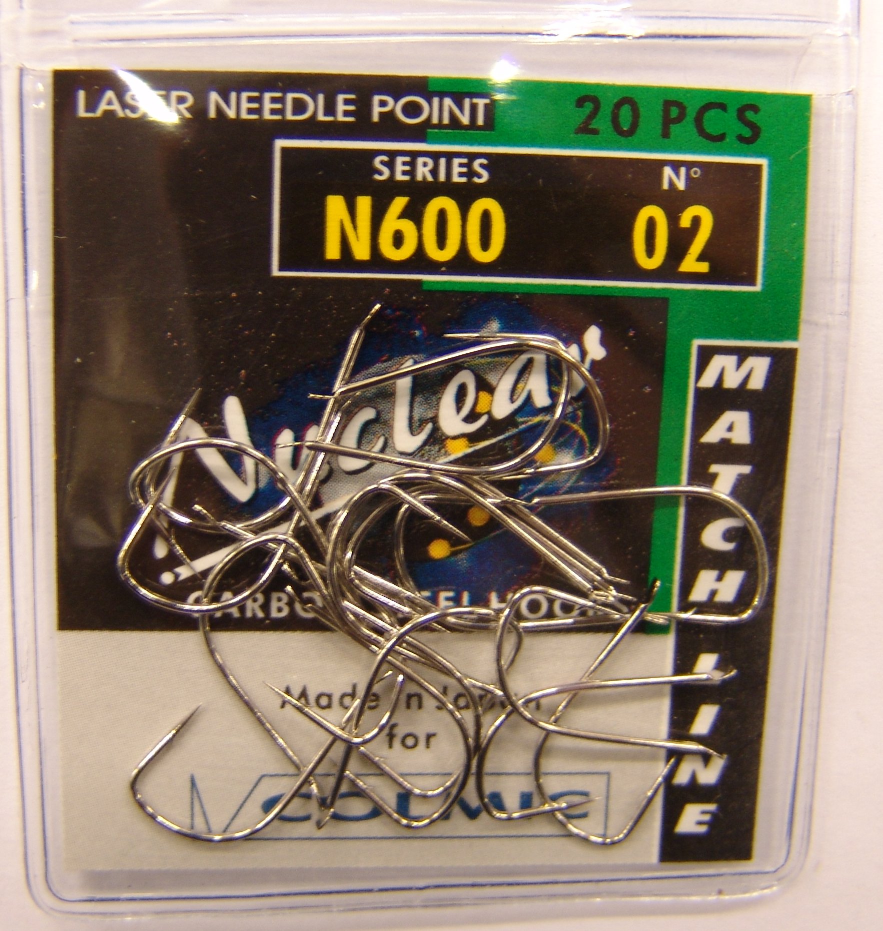 ANZUELO COLMIC NUCLEAR N600 Nº 02 (20 unidades)