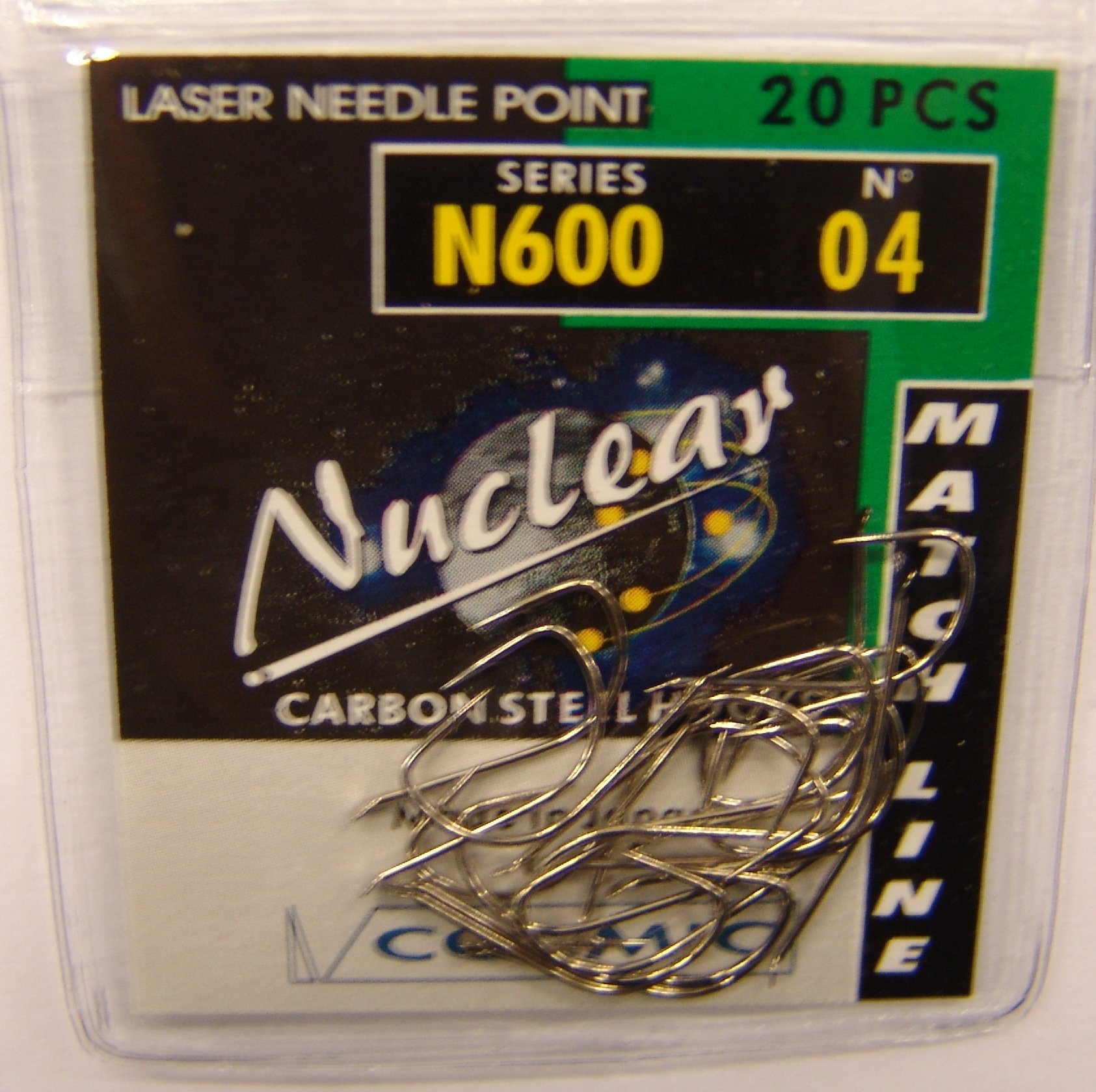 ANZUELO COLMIC NUCLEAR N600 Nº 04 (20 unidades)
