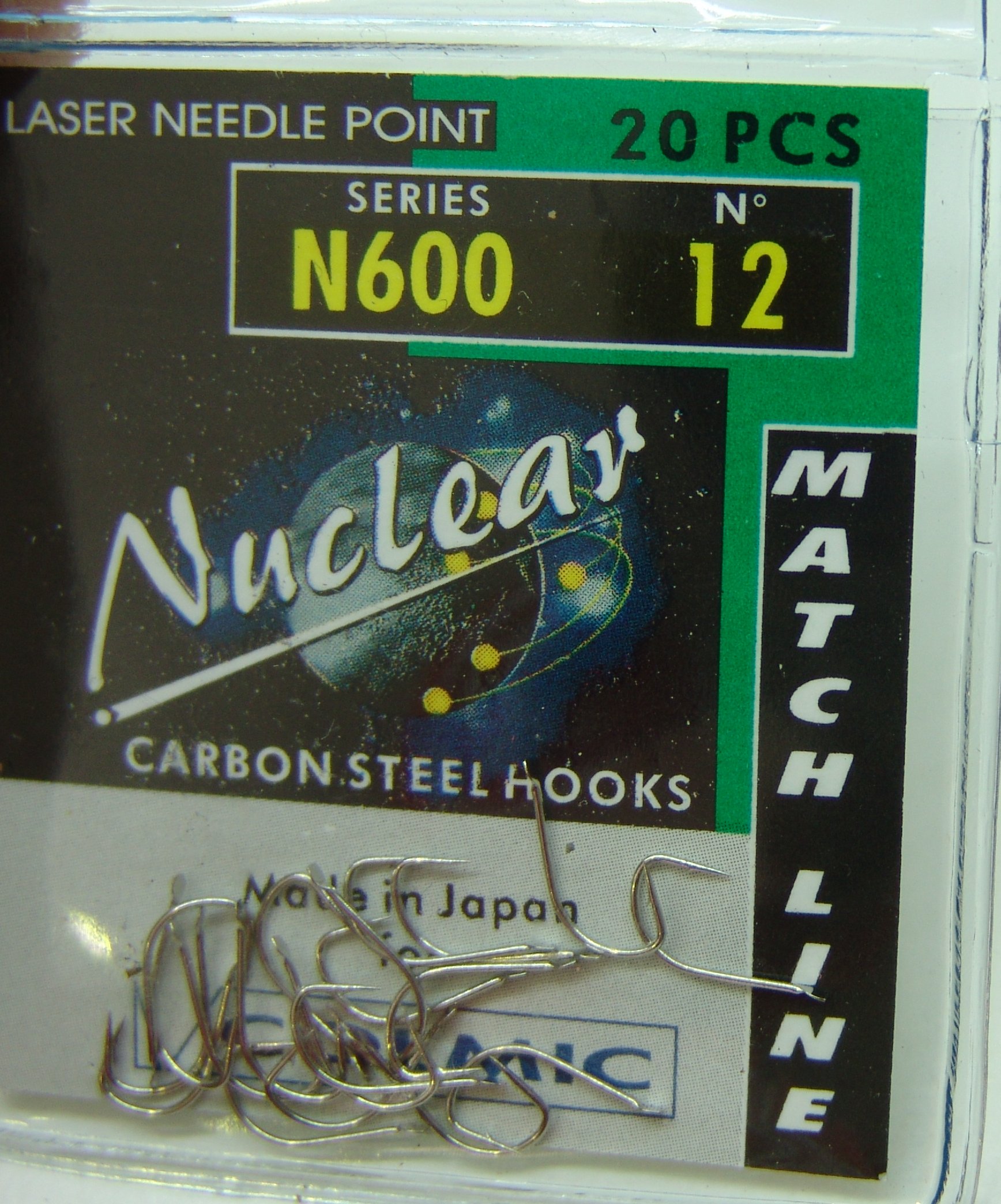 ANZUELO COLMIC NUCLEAR N600 Nº 12 (20 unidades)
