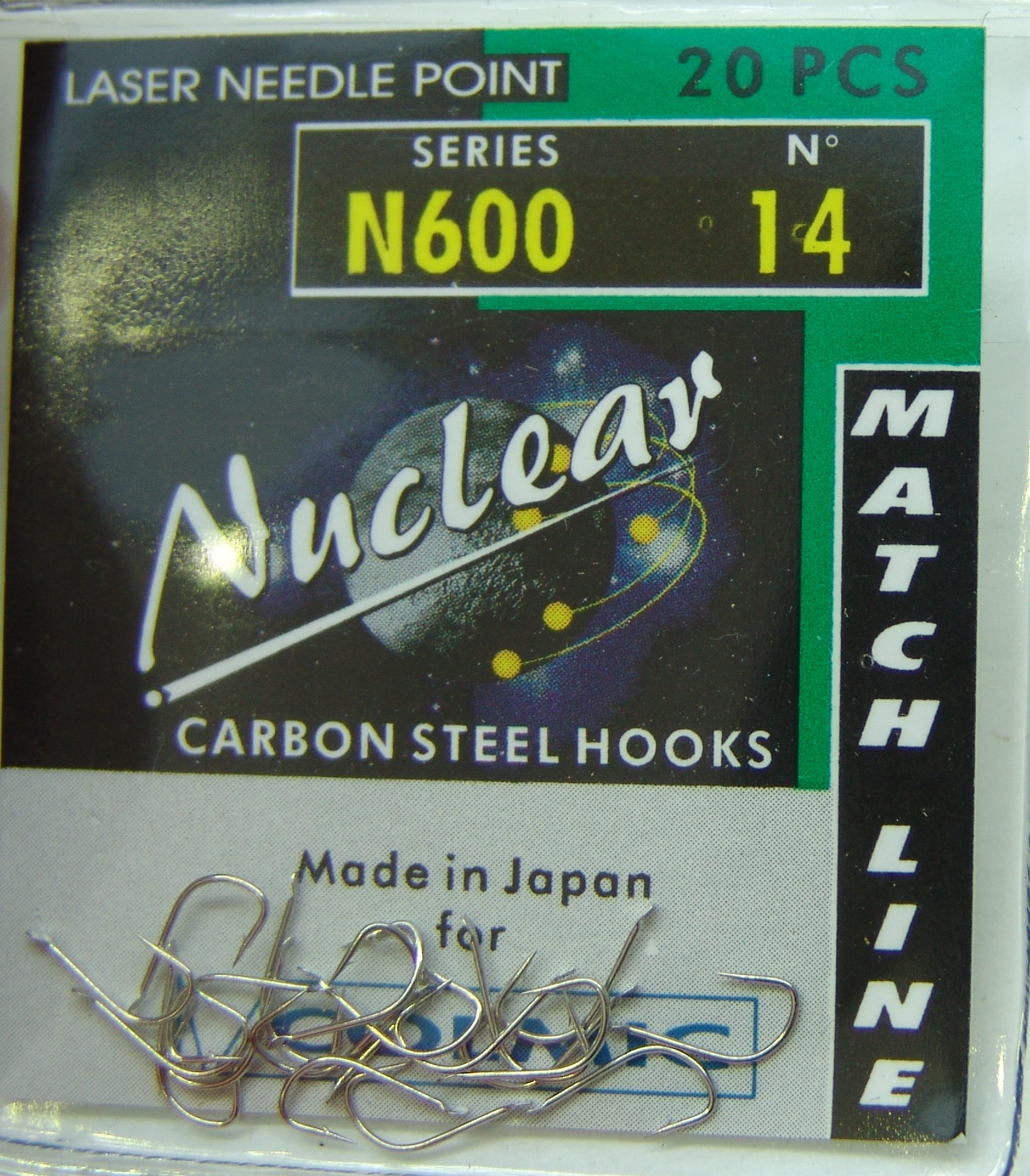 ANZUELO COLMIC NUCLEAR N600 Nº 14 (20 unidades)