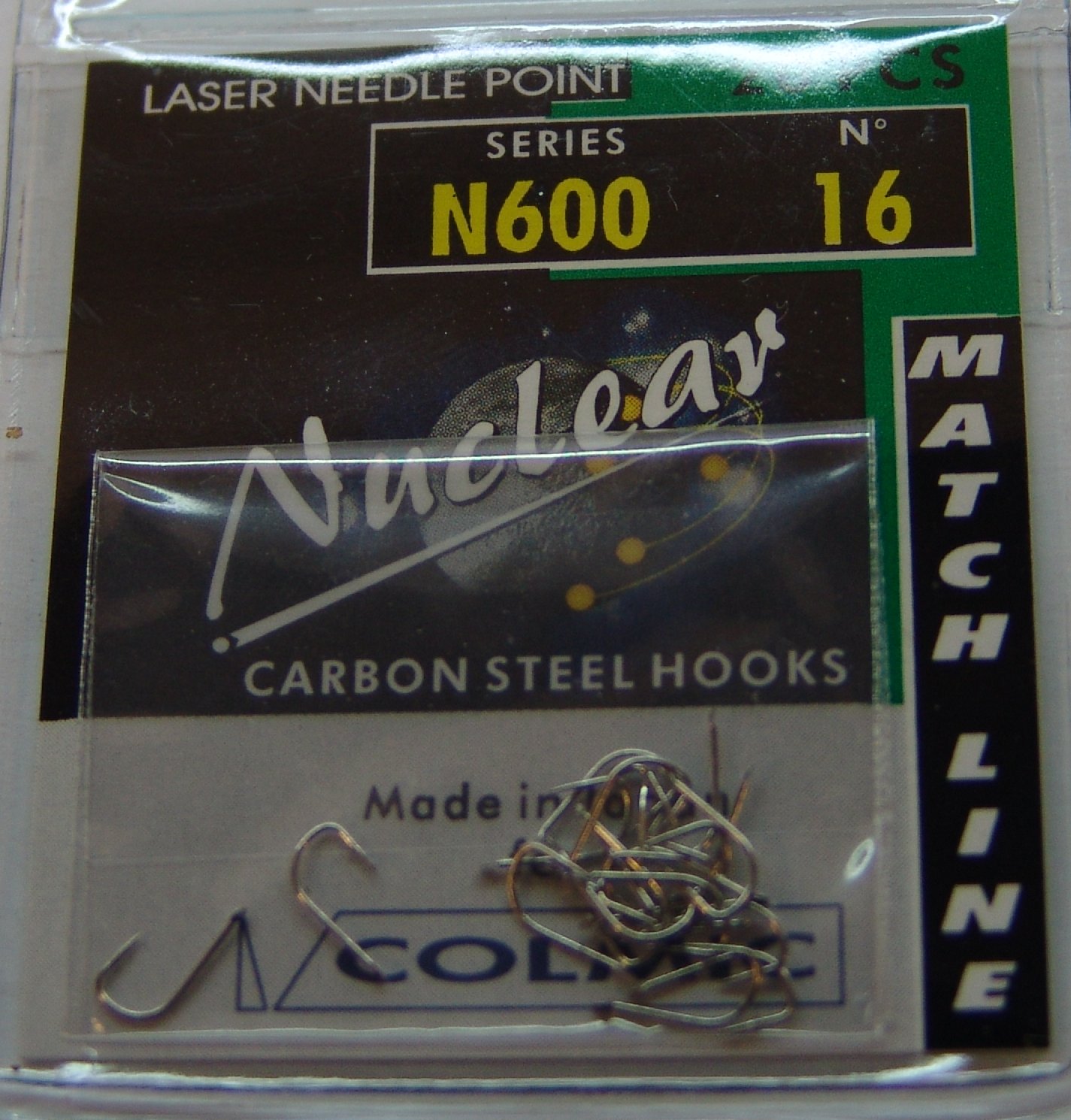 ANZUELO COLMIC NUCLEAR N600 Nº 16 (20 unidades)