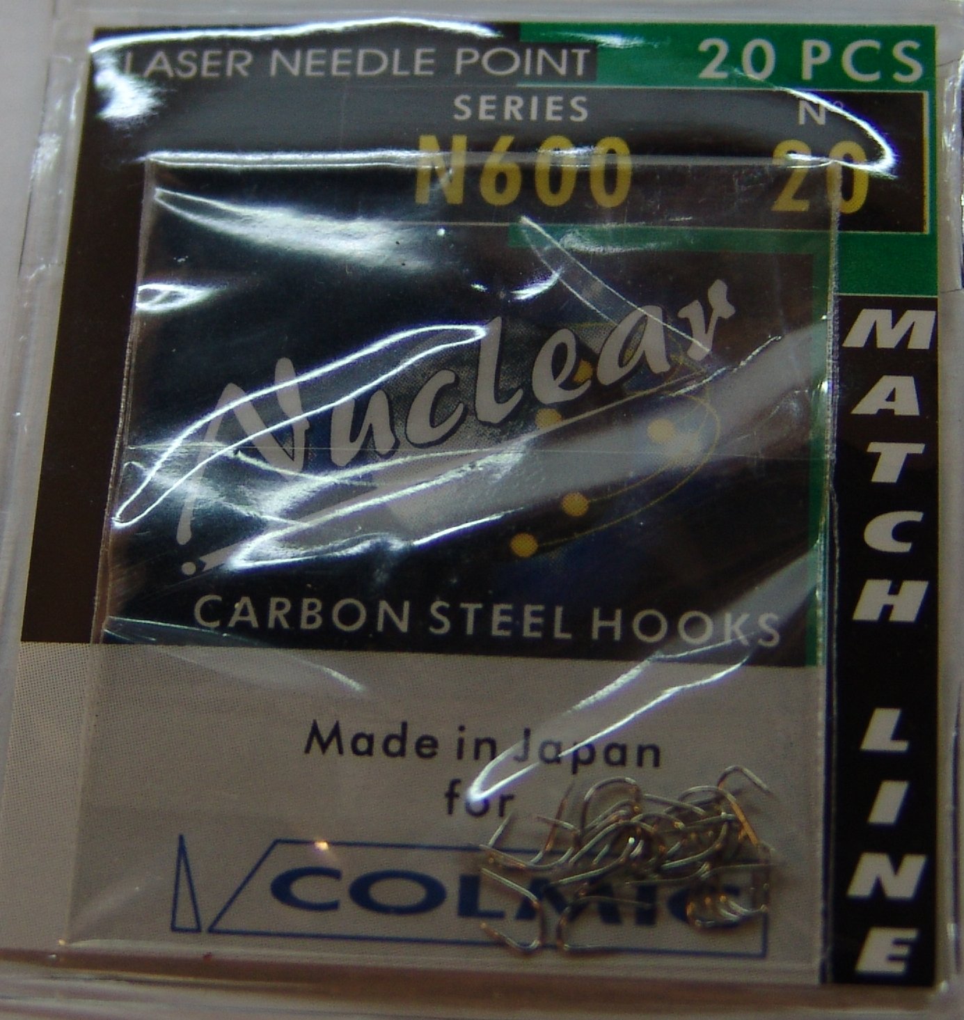 ANZUELO COLMIC NUCLEAR N600 Nº 20 (20 unidades)