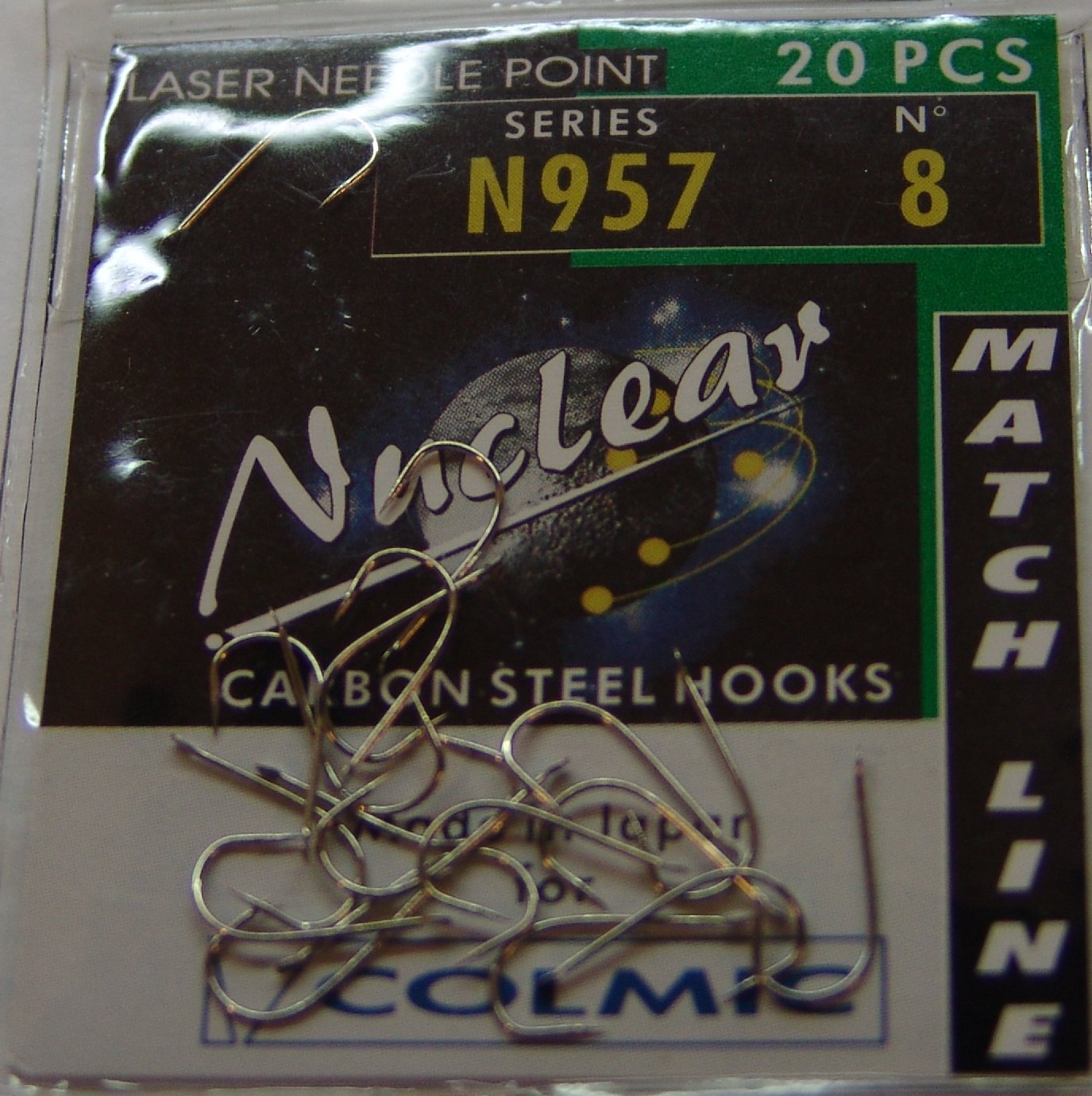 ANZUELO COLMIC NUCLEAR N957 Nº 08 (20 unidades)