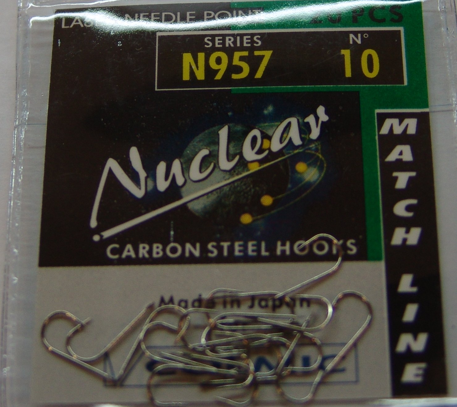 ANZUELO COLMIC NUCLEAR N957 Nº 10 (20 unidades)