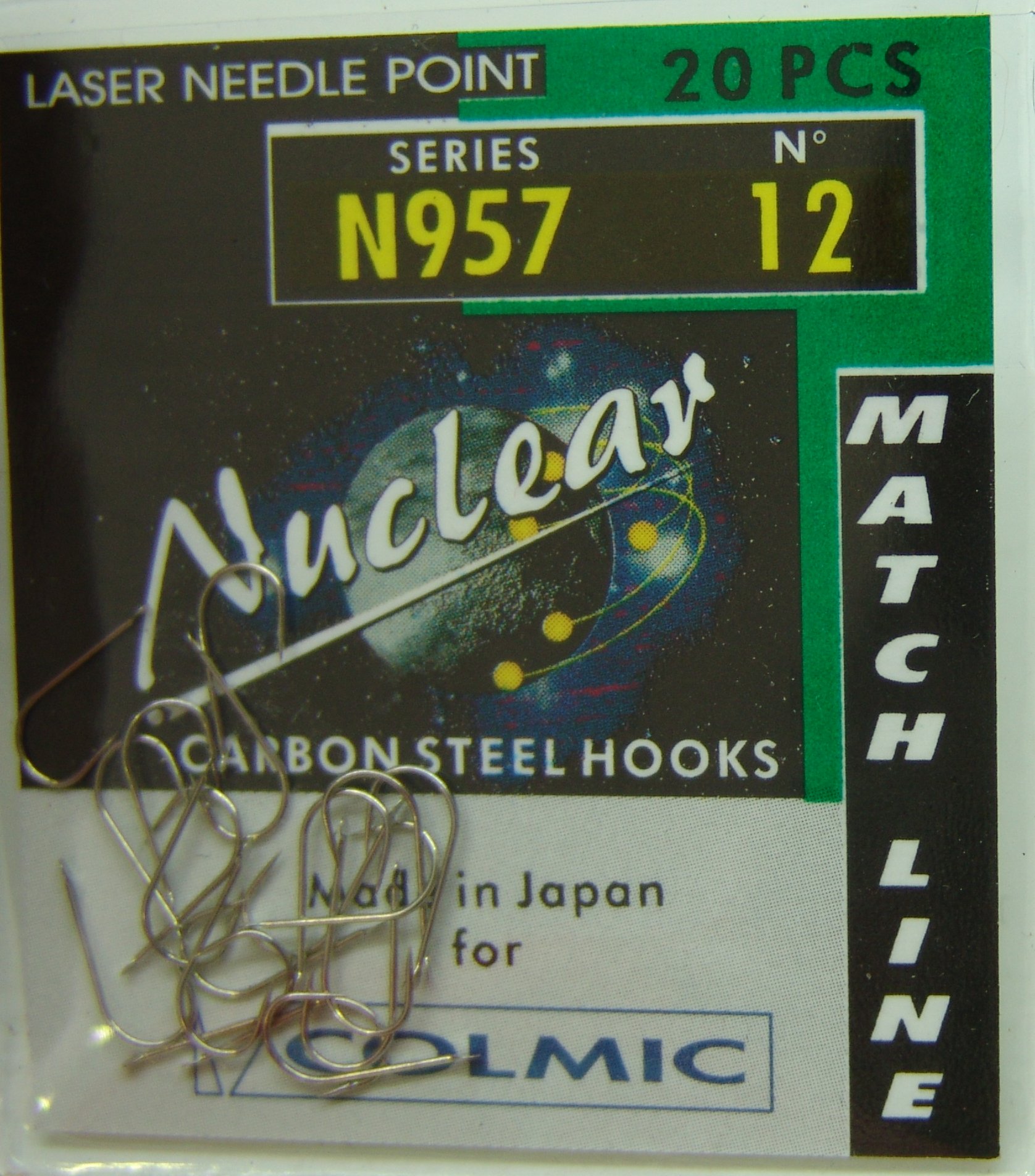 ANZUELO COLMIC NUCLEAR N957 Nº 12 (20 unidades)