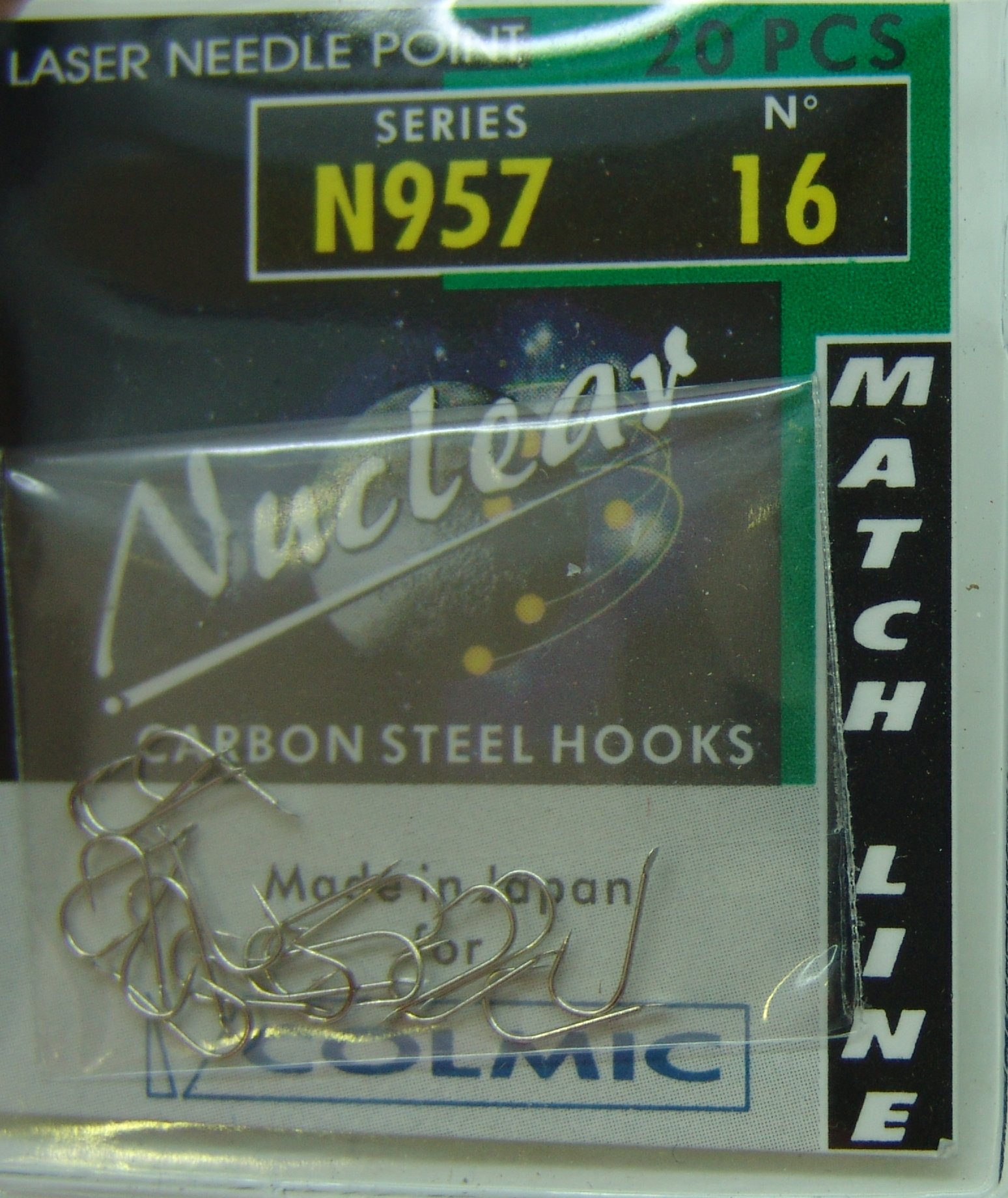 ANZUELO COLMIC NUCLEAR N957 Nº 16 (20 unidades)