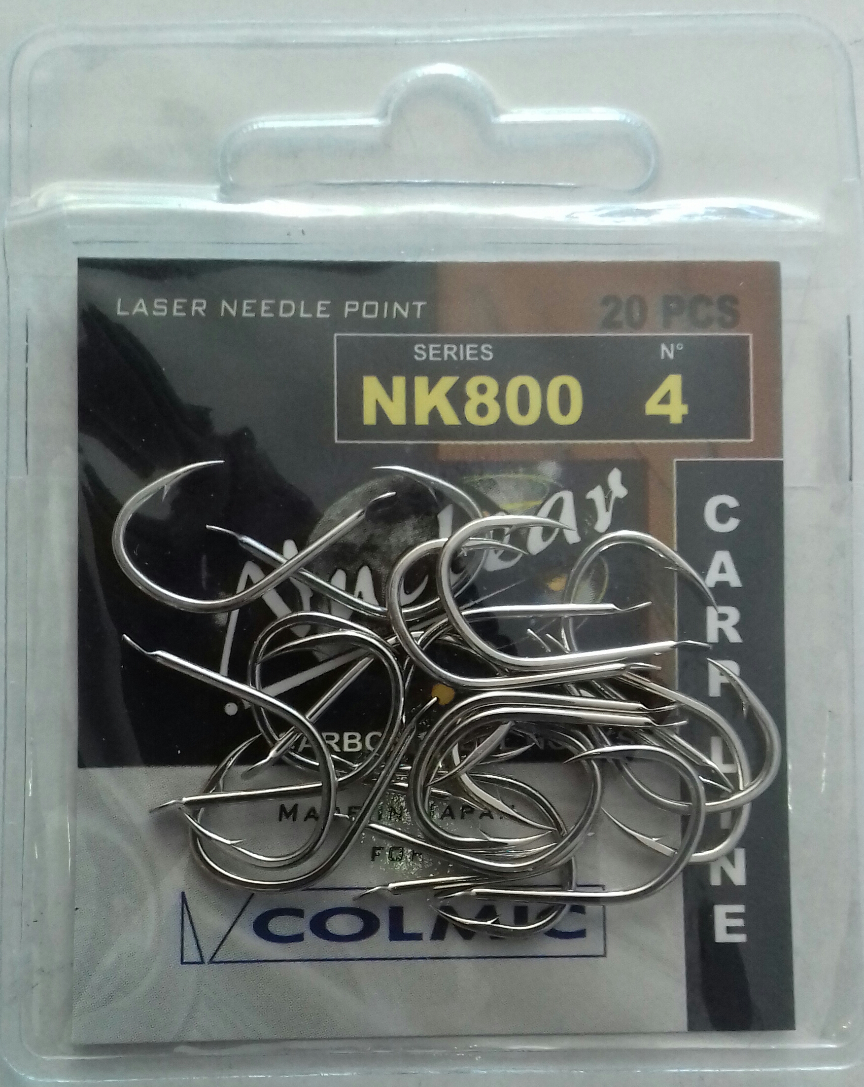 ANZUELO COLMIC NUCLEAR NK800 Nº 04 (20 unidades)