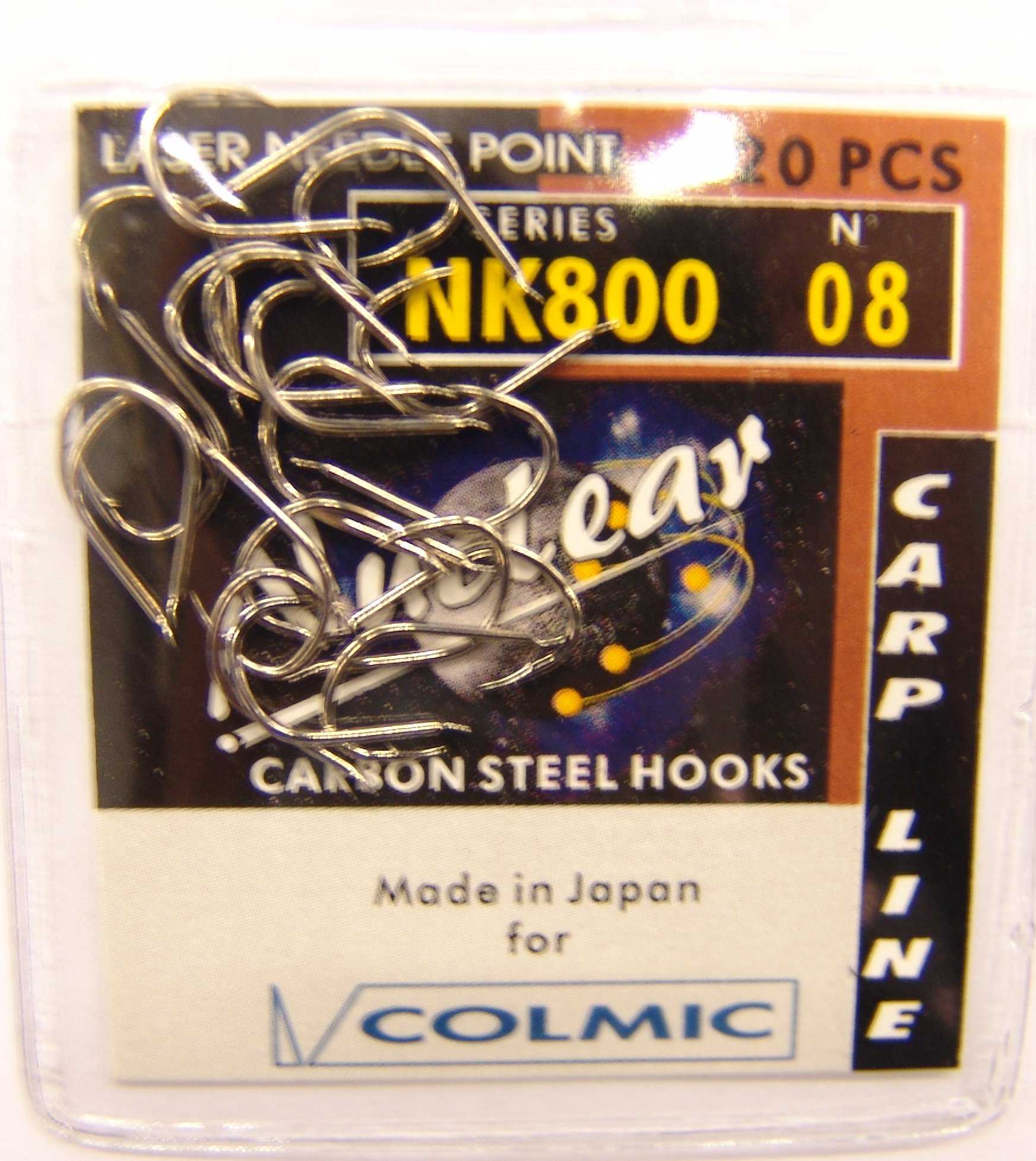 ANZUELO COLMIC NUCLEAR NK800 Nº 08 (20 unidades)