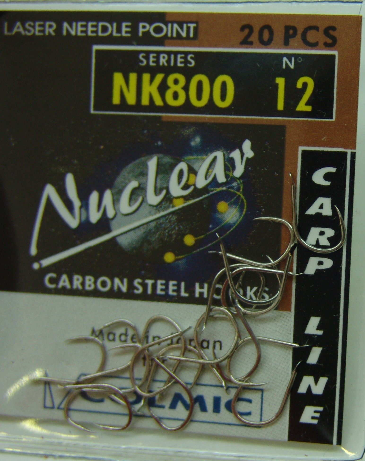 ANZUELO COLMIC NUCLEAR NK800 Nº 12 (20 unidades)