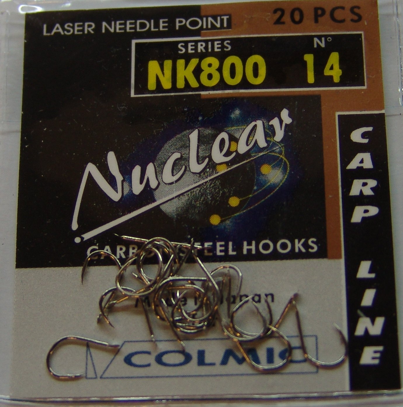 ANZUELO COLMIC NUCLEAR NK800 Nº 14 (20 unidades)