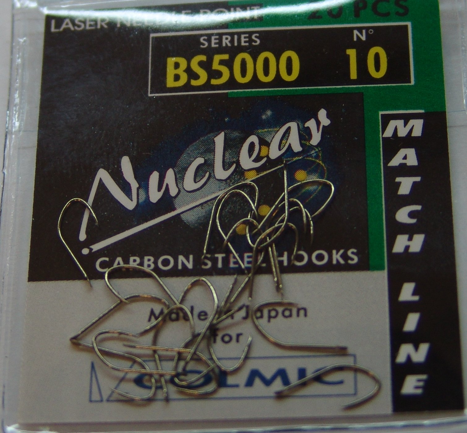 ANZUELO COLMIC NUCLEAR BS5000 Nº 10 (20 unidades)