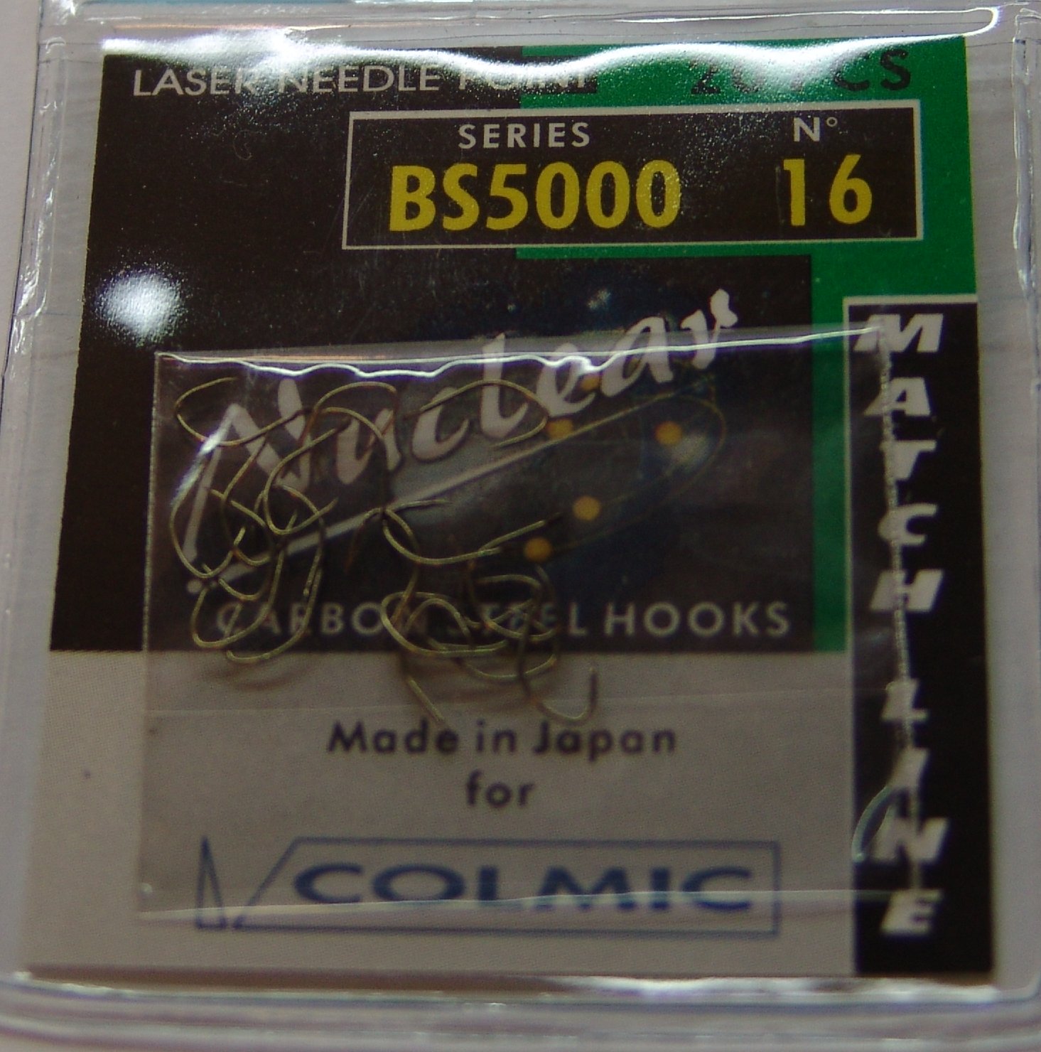 ANZUELO COLMIC NUCLEAR BS5000 Nº 16 (20 unidades)