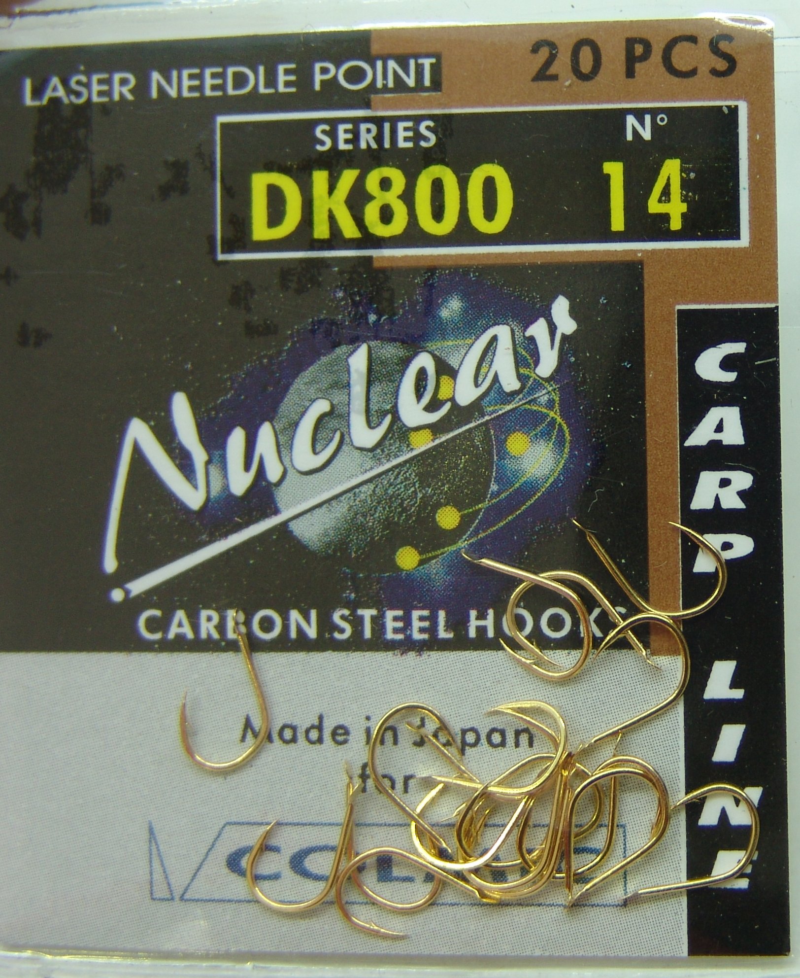 ANZUELO COLMIC NUCLEAR DK800 Nº 14 (20 unidades)