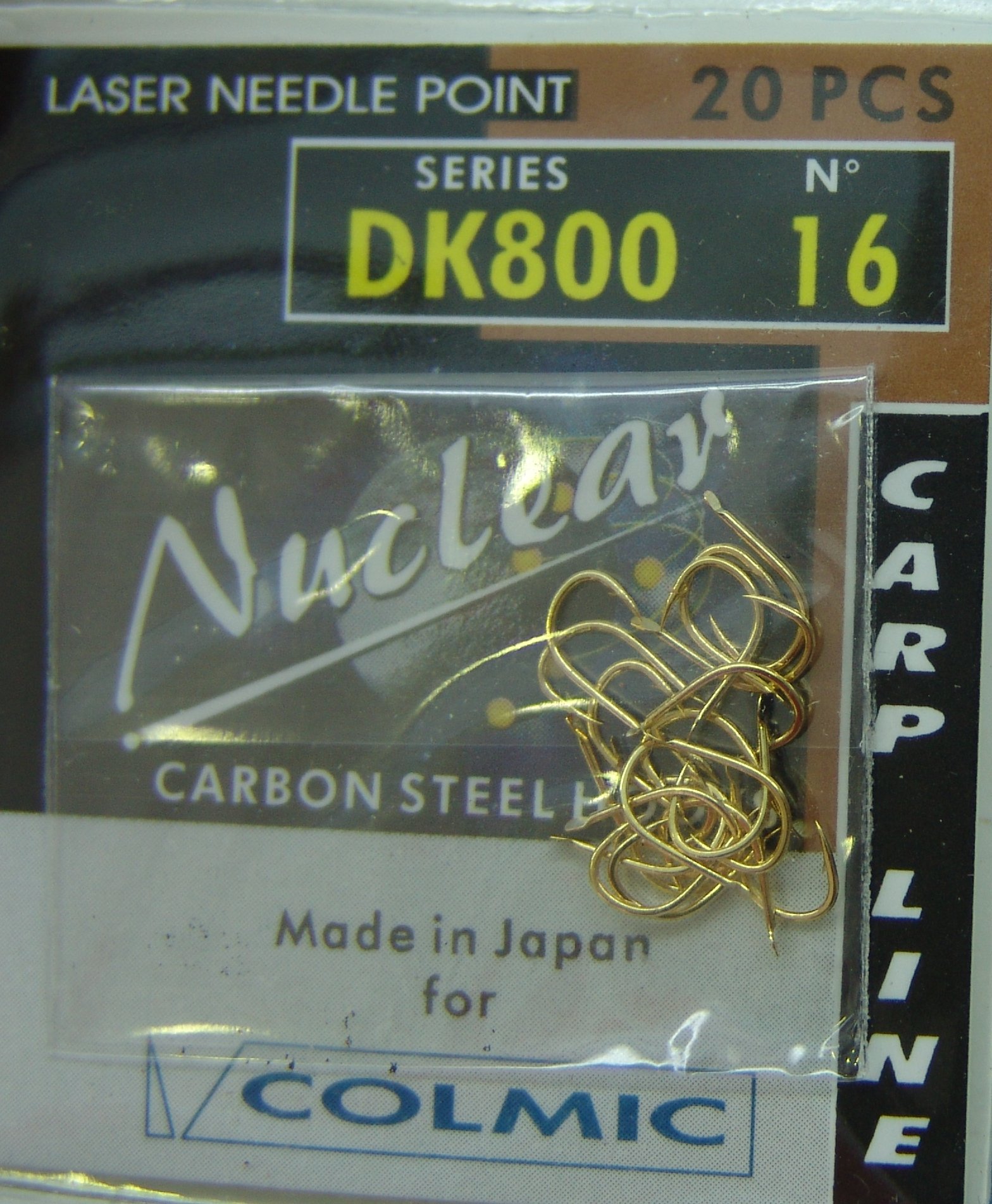 ANZUELO COLMIC NUCLEAR DK800 Nº 16 (20 unidades)