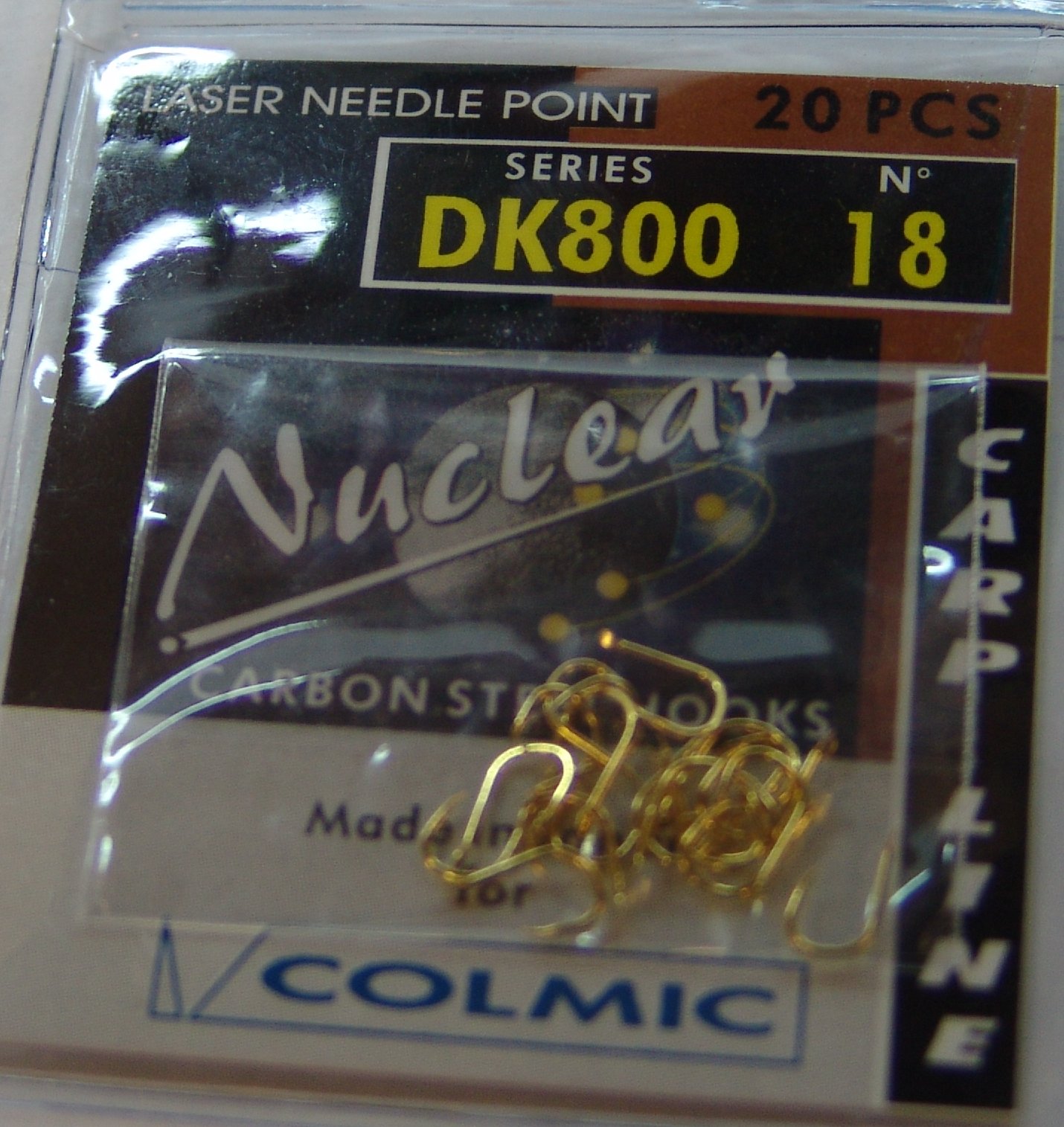 ANZUELO COLMIC NUCLEAR DK800 Nº 18 (20 unidades)