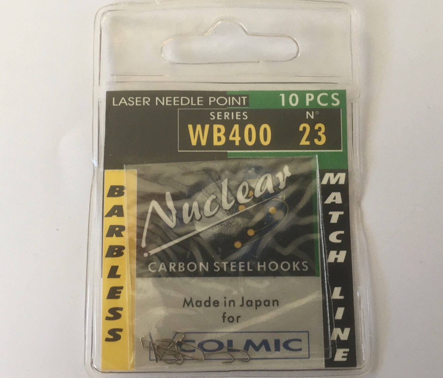 ANZUELO COLMIC NUCLEAR WB 400 nº 23 (10 unidad)