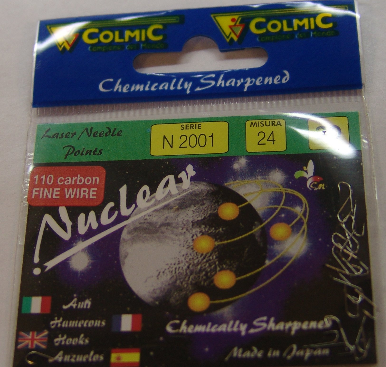 ANZUELO COLMIC NUCLEAR N2001 nº24 (20 unidades)