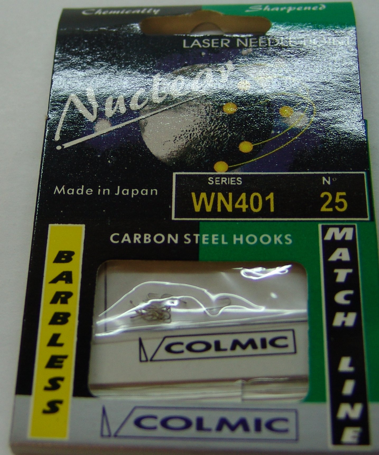 ANZUELO COLMIC NUCLEAR WN401 Nº 25 (10 unidades)