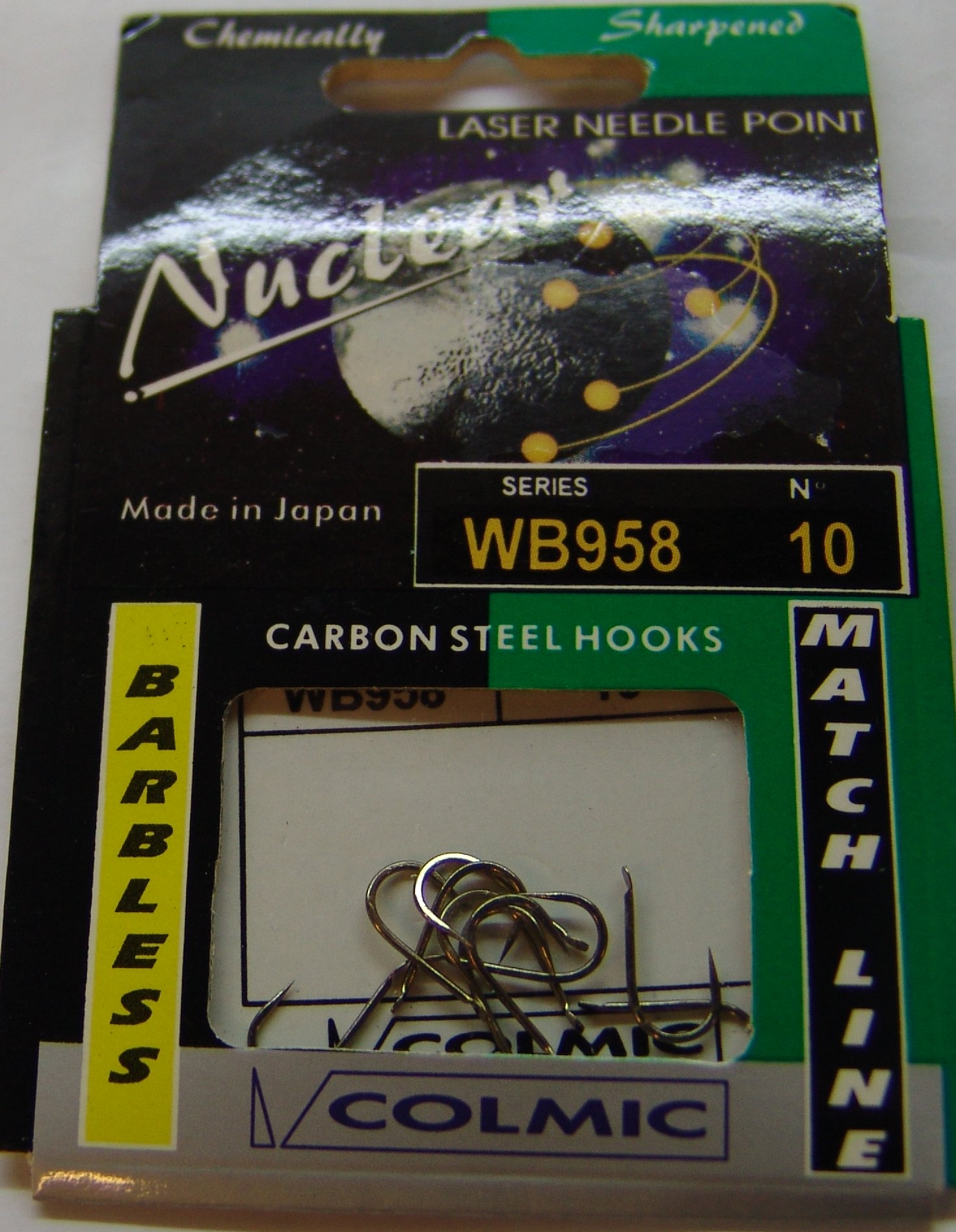 ANZUELO COLMIC NUCLEAR WB958 Nº 10 (10 unidades)
