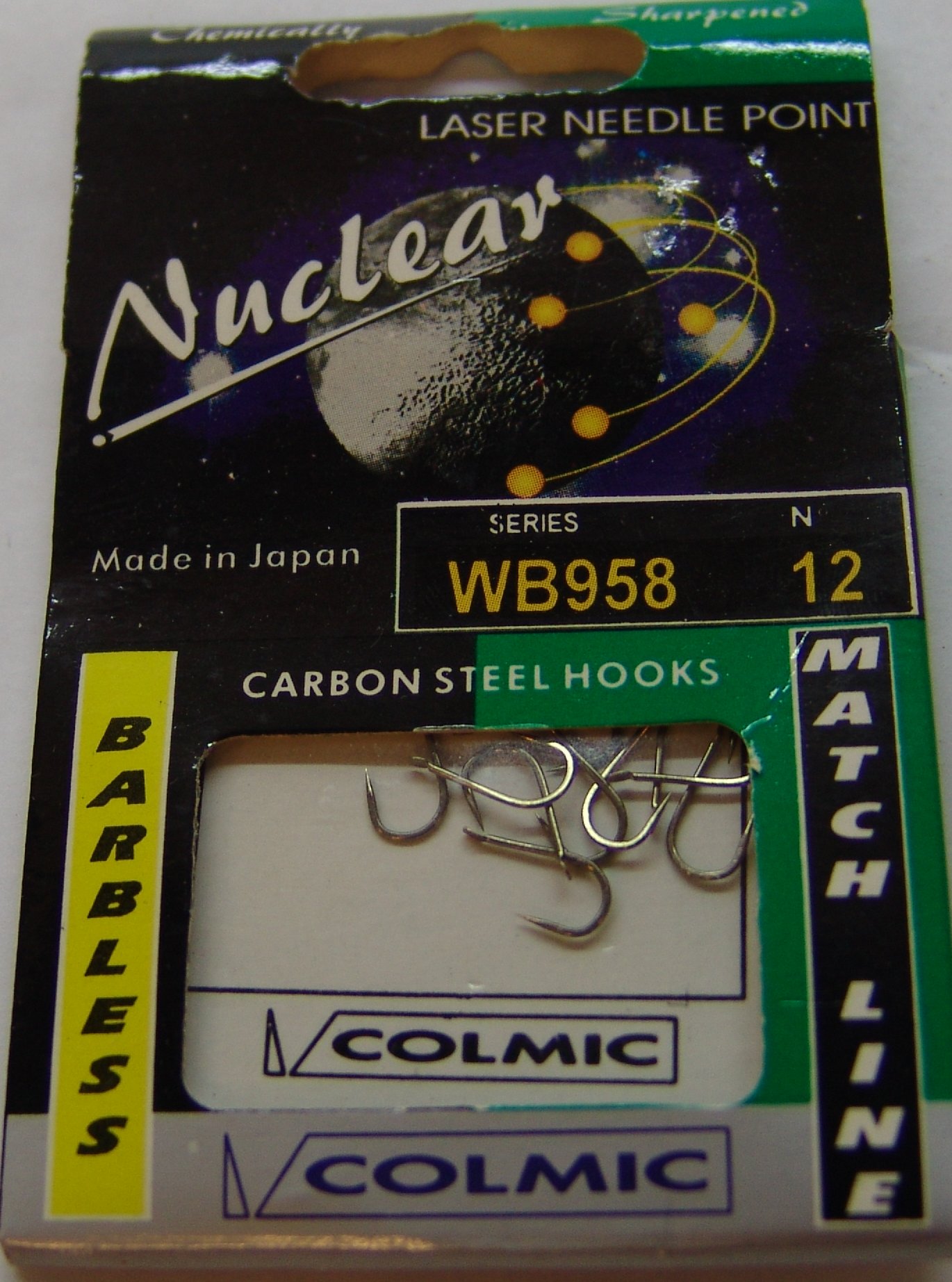 ANZUELO COLMIC NUCLEAR WB958 Nº 12 (10 unidades)