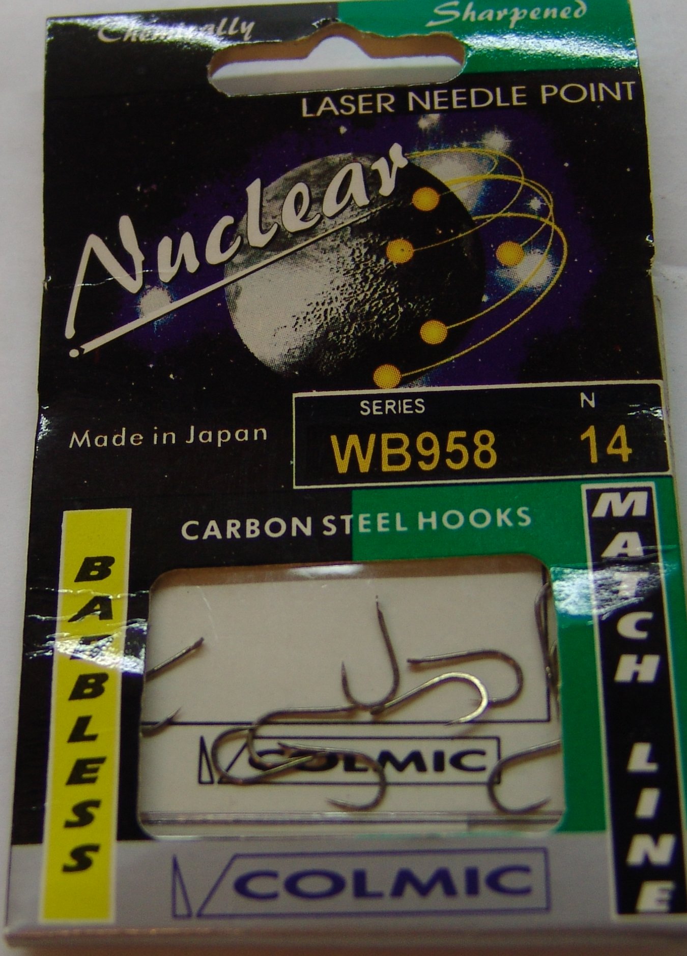 ANZUELO COLMIC NUCLEAR WB958 Nº 14 (10 unidades)