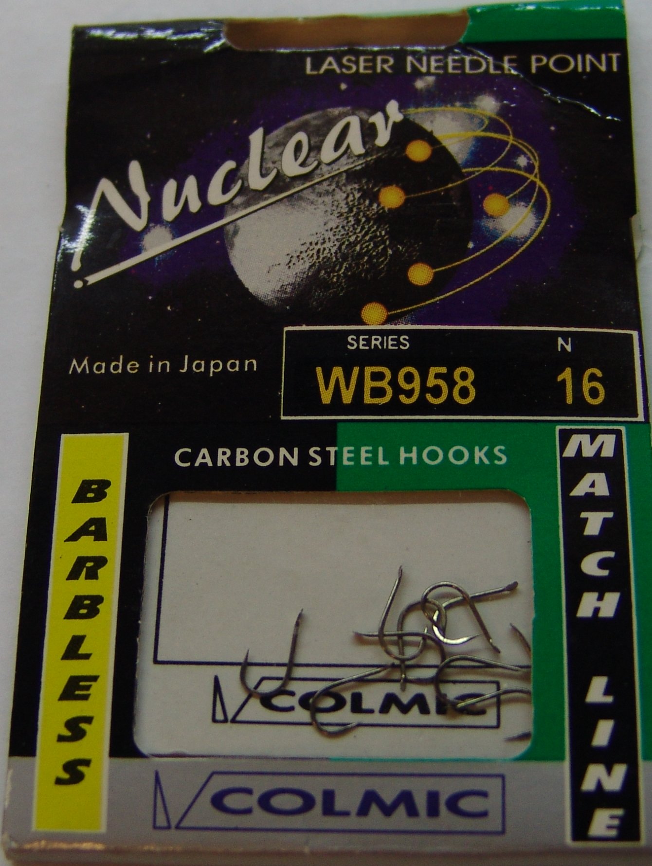 ANZUELO COLMIC NUCLEAR WB958 Nº 16 (10 unidades)