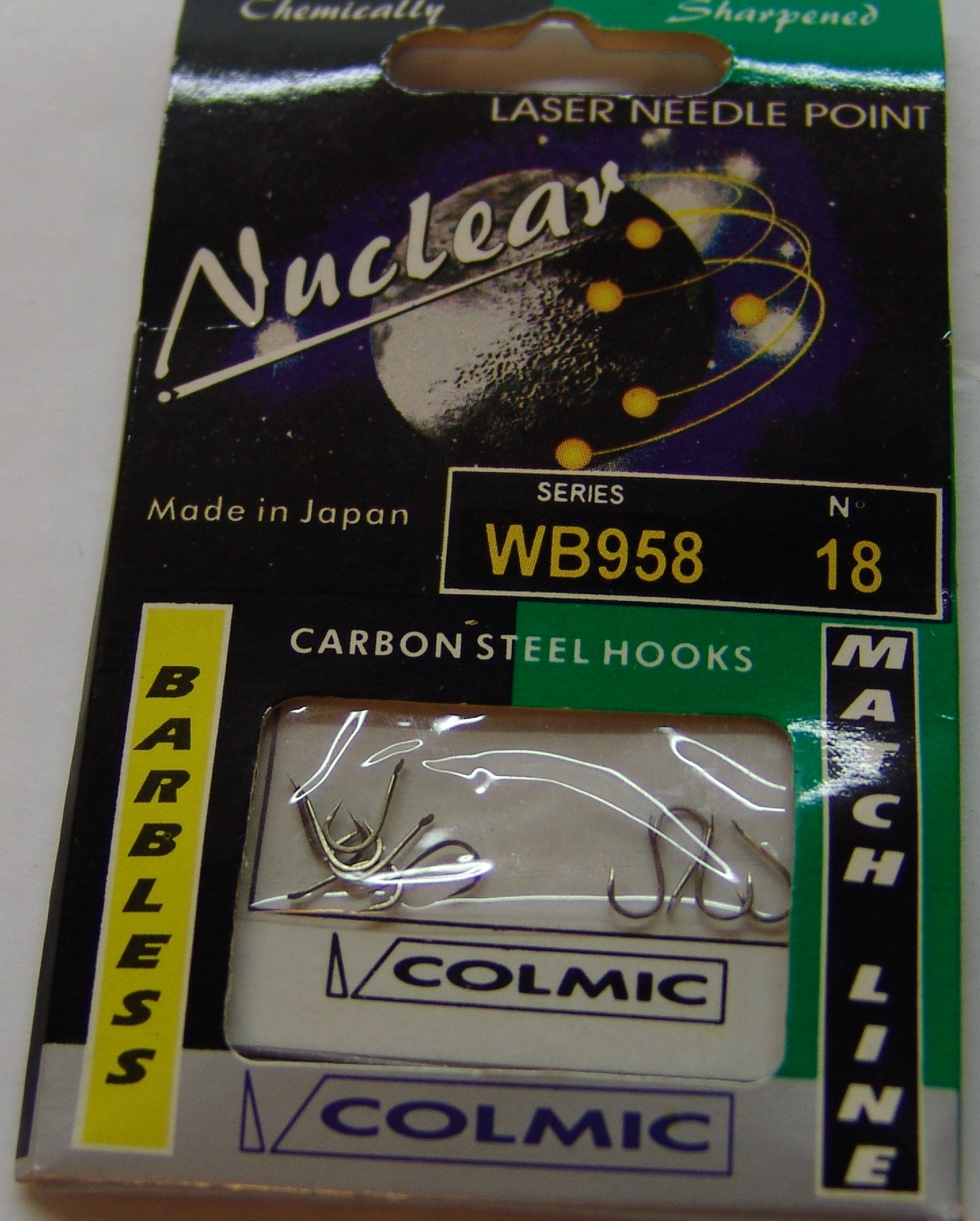 ANZUELO COLMIC NUCLEAR WB958 Nº 18 (10 unidades)