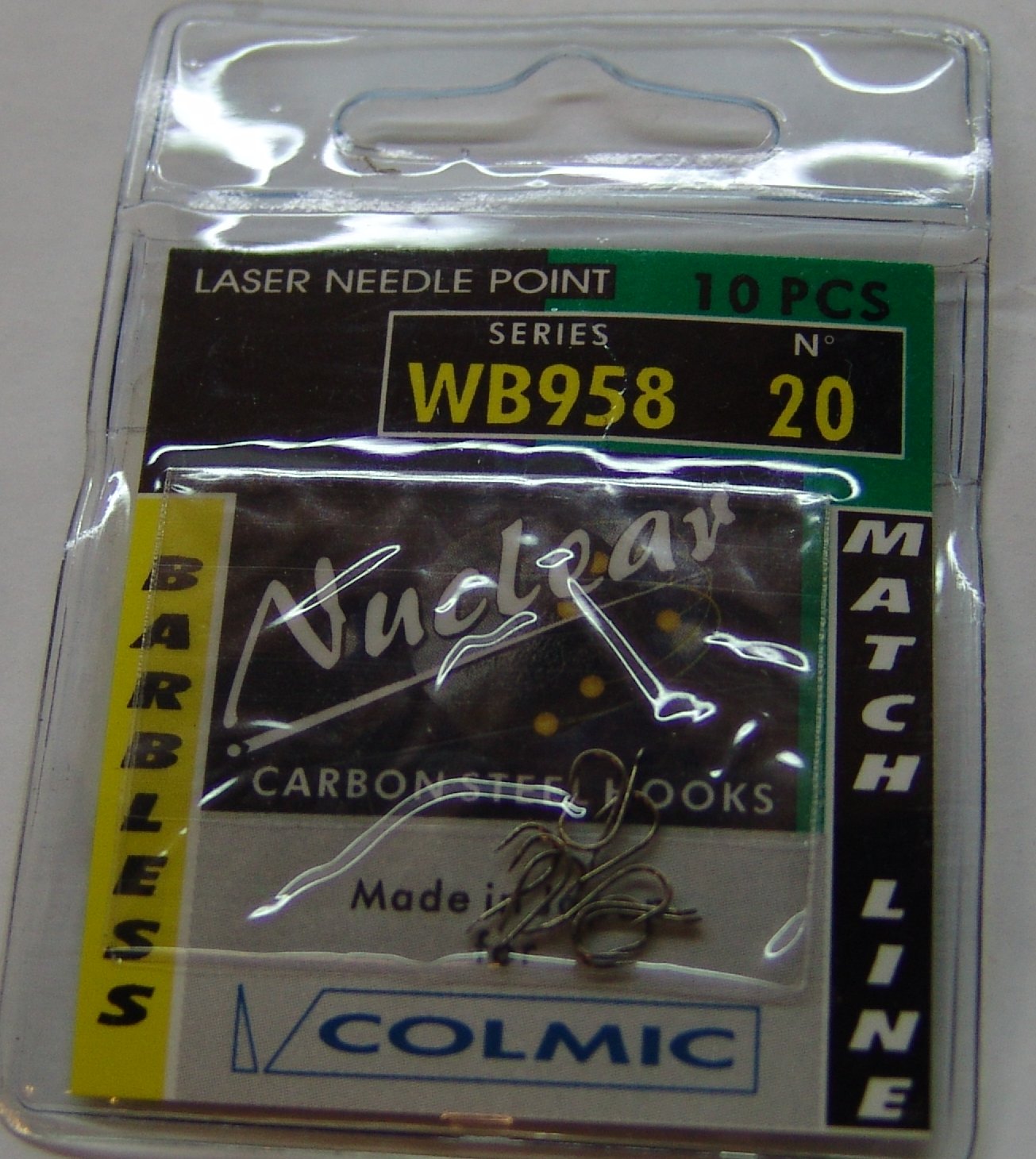 ANZUELO COLMIC NUCLEAR WB958 Nº 20 (10 unidades)