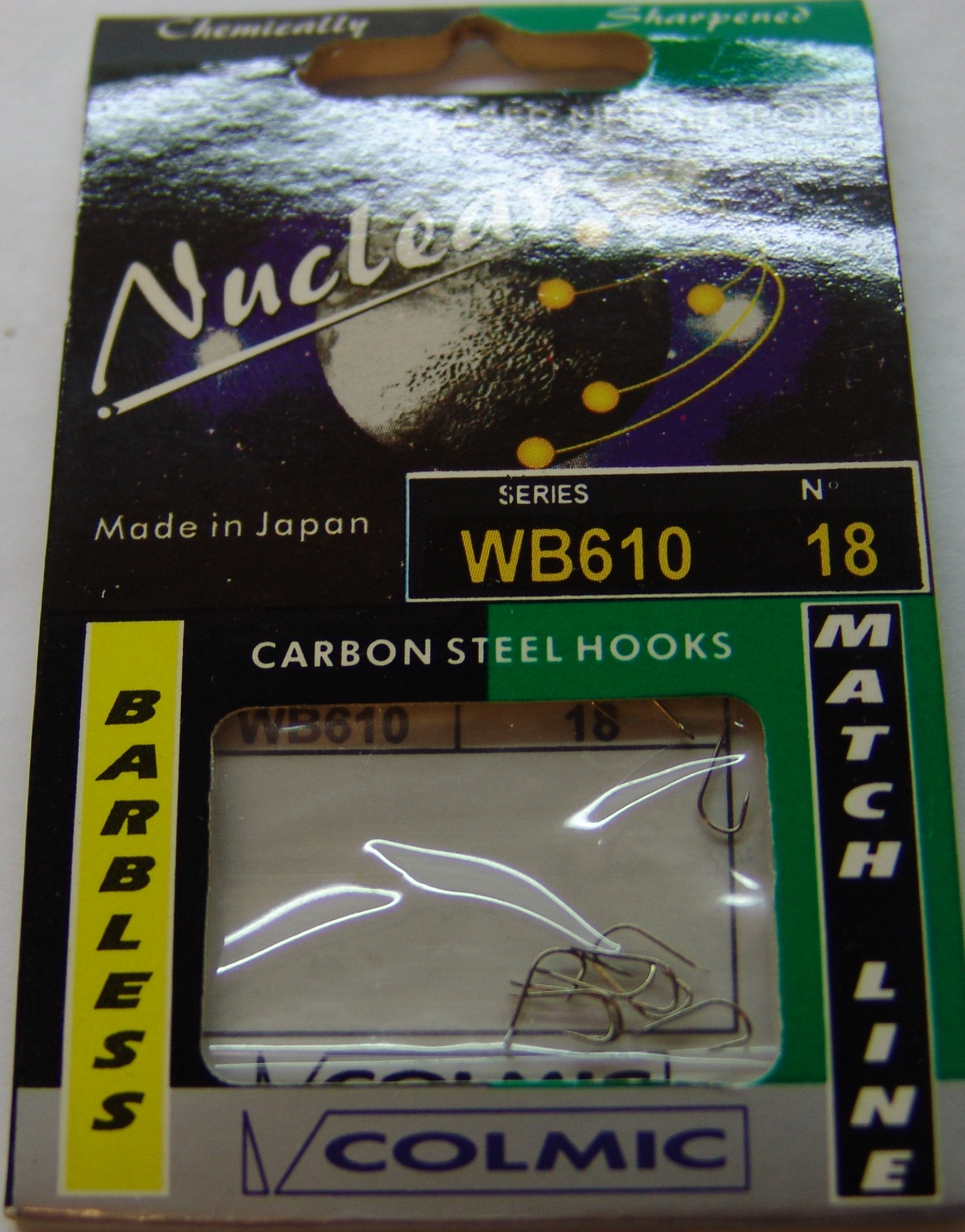 ANZUELO COLMIC NUCLEAR WB610 Nº 18 (10 unidades)