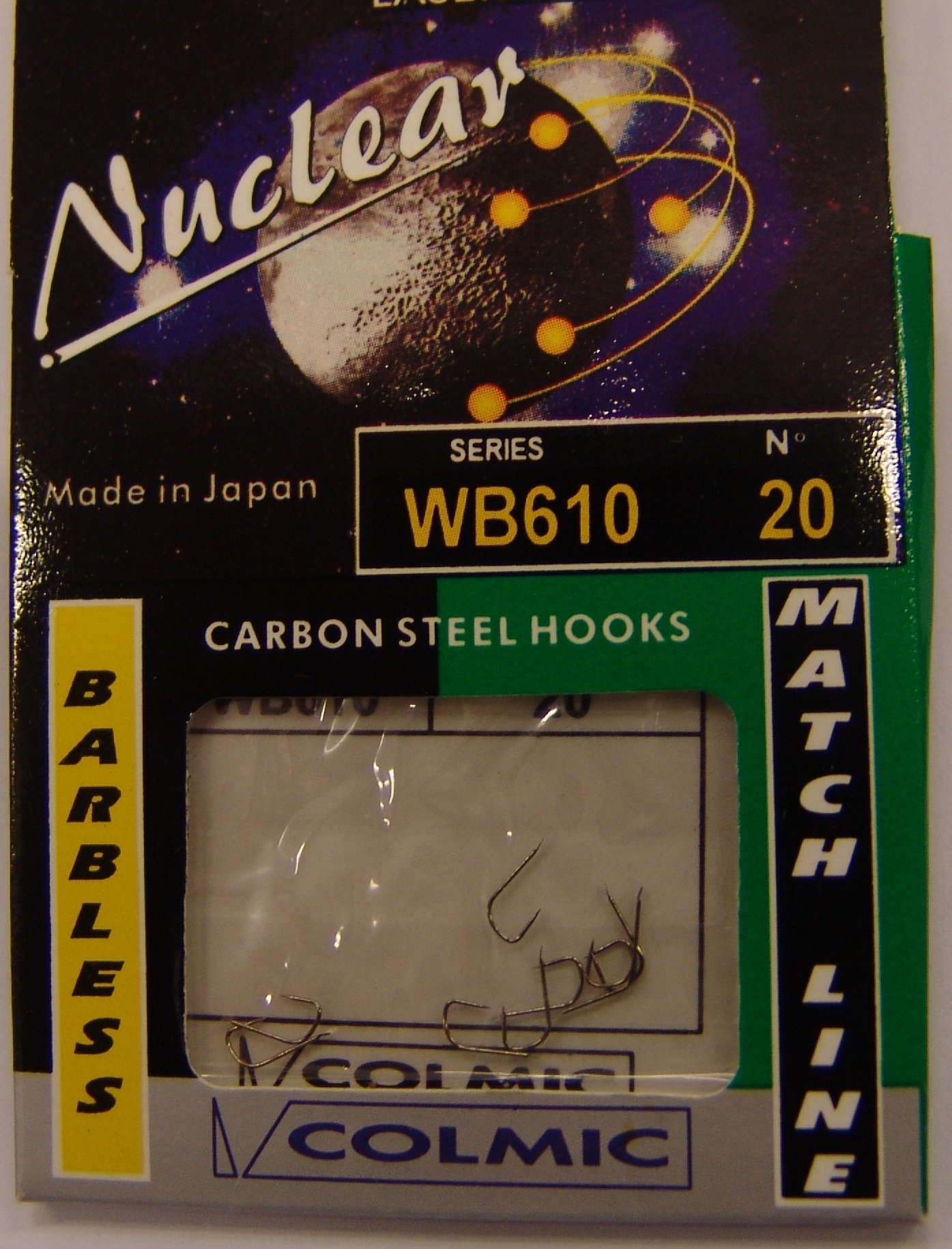 ANZUELO COLMIC NUCLEAR WB610 Nº 20 (10 unidades)