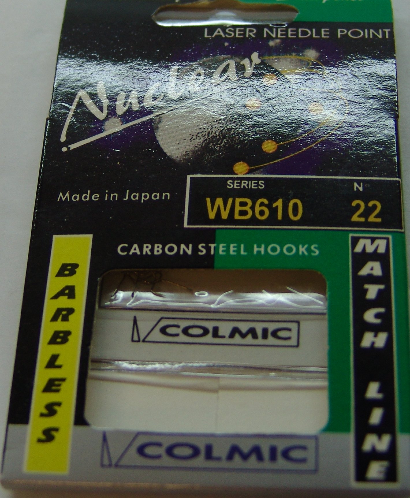 ANZUELO COLMIC NUCLEAR WB610 Nº 22 (10 unidades)