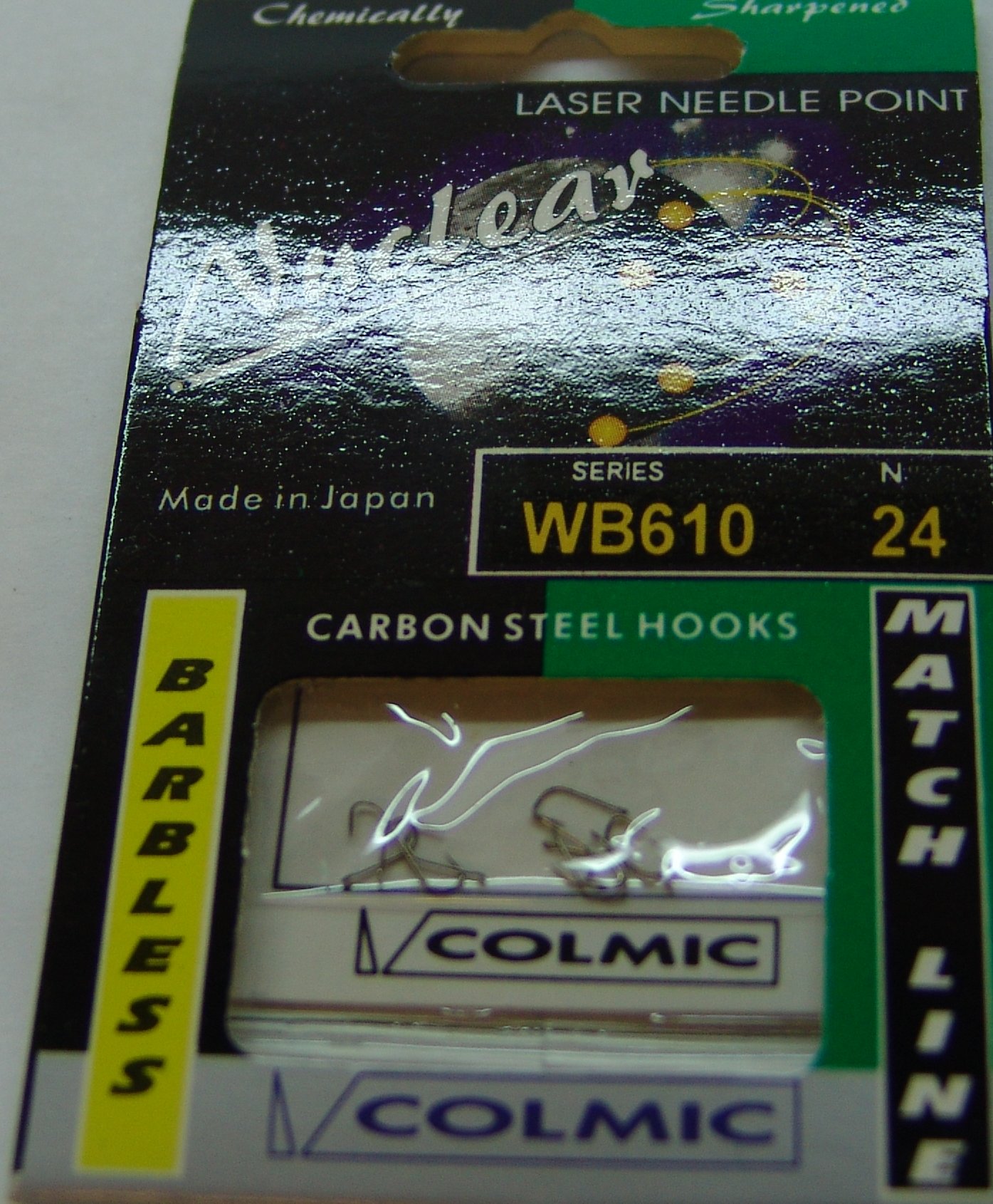 ANZUELO COLMIC NUCLEAR WB610 Nº 24 (10 unidades)